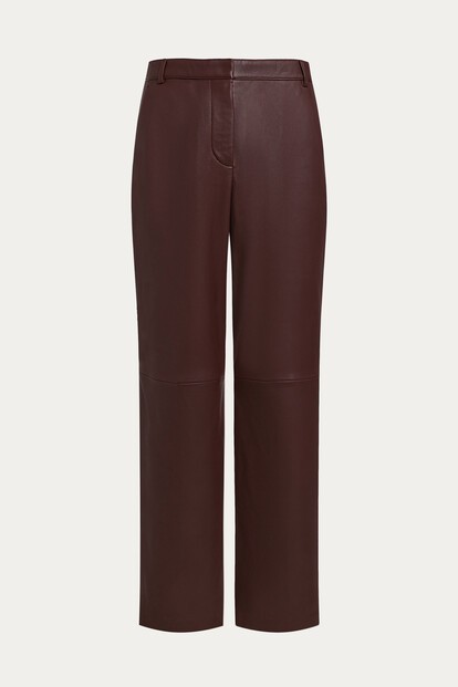 Брюки Sleek из кожи
