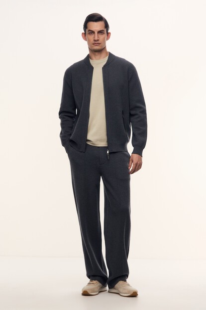 Брюки Casual Friday из шерсти и хлопка