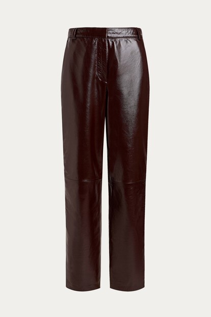 Брюки Gloss из кожи