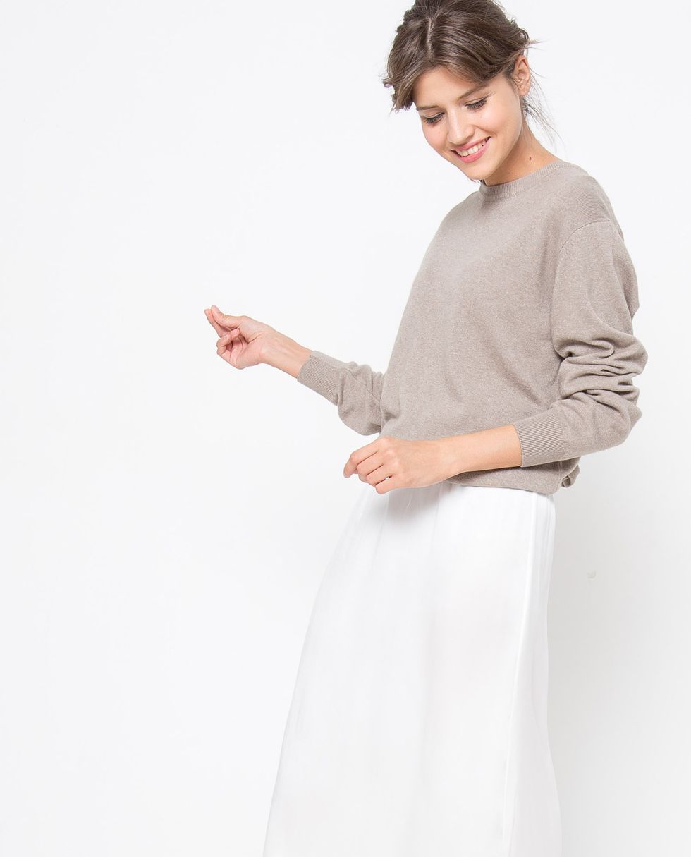 

Свитер с круглой горловиной One size
