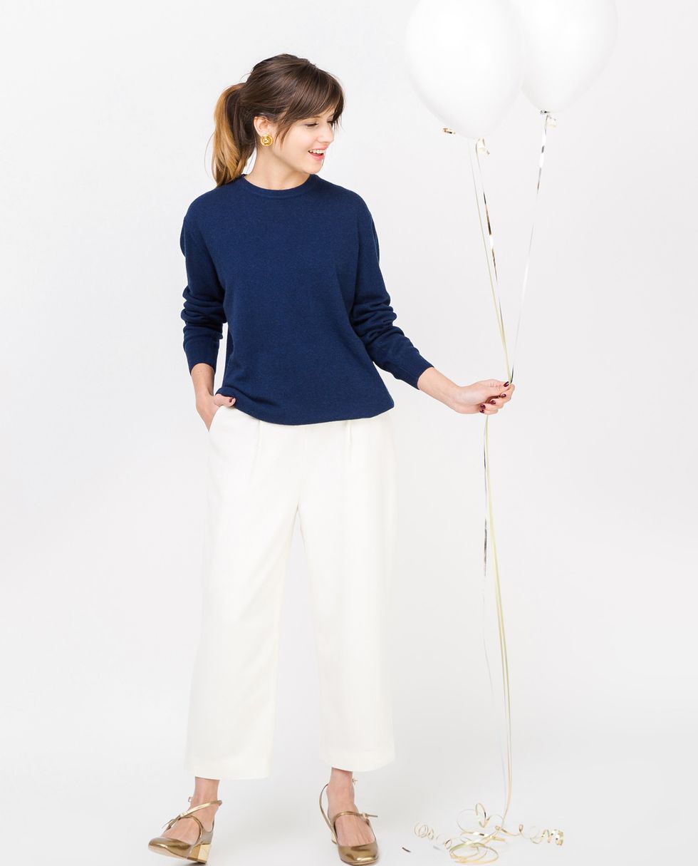 

Свитер с круглой горловиной One size
