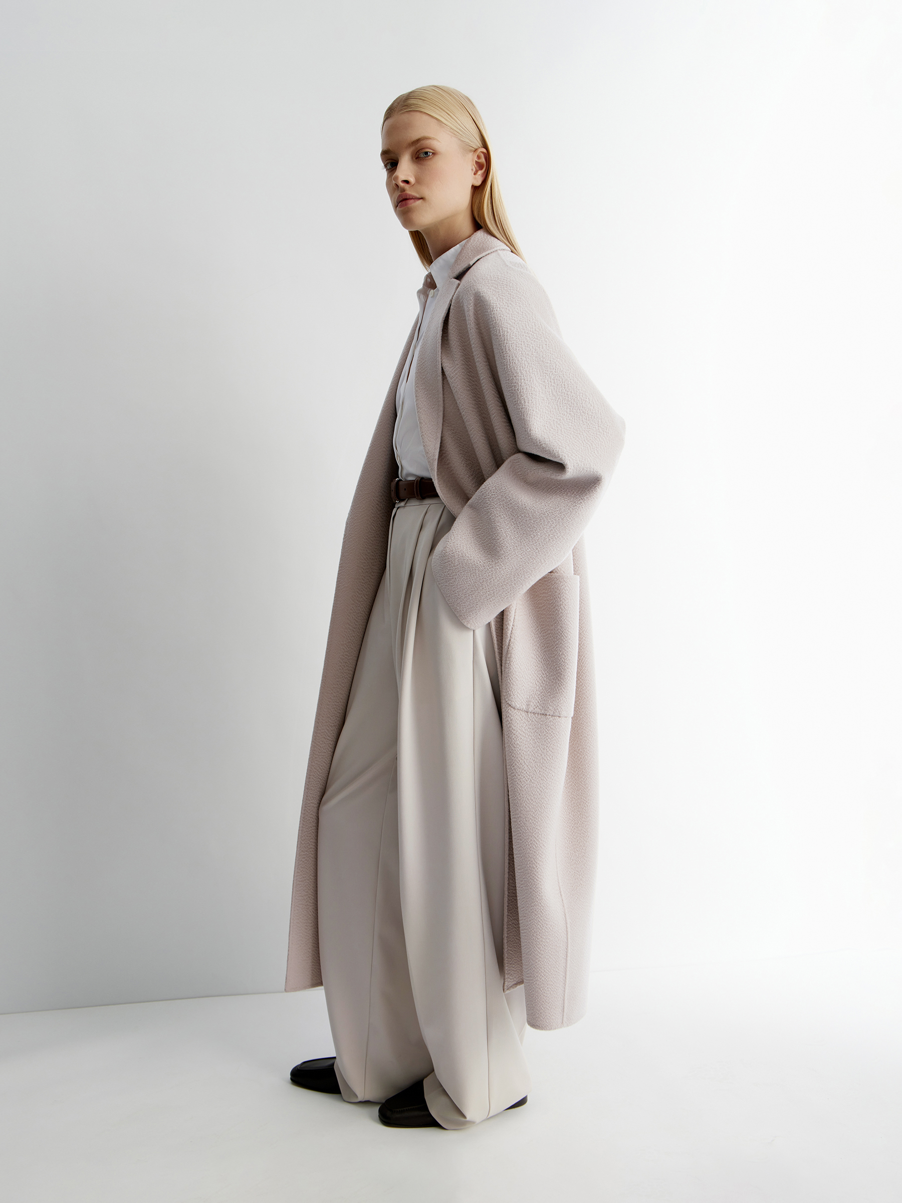 Пальто-халат из кашемира 12 STOREEZ 159000₽