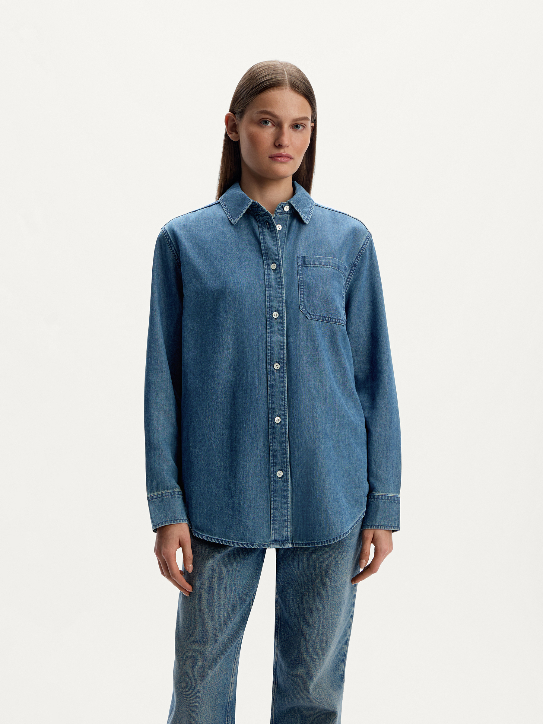 Рубашка из денима Light 12 STOREEZ