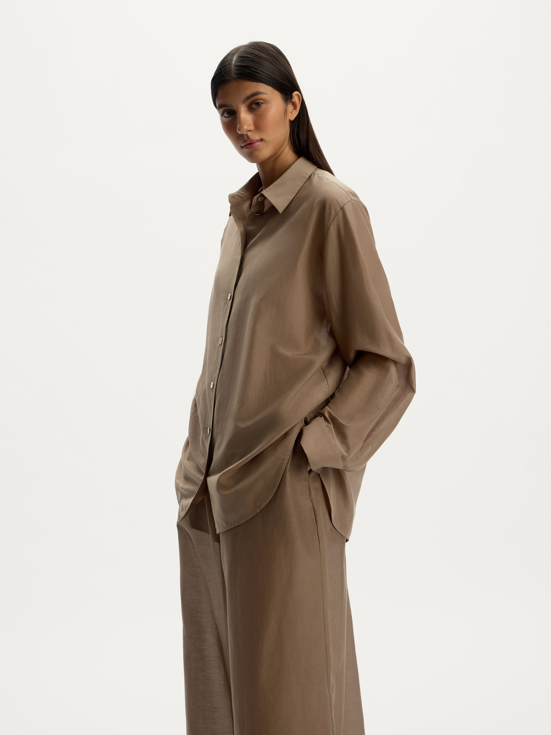 Рубашка из хлопка и шелка 12 STOREEZ 16000₽