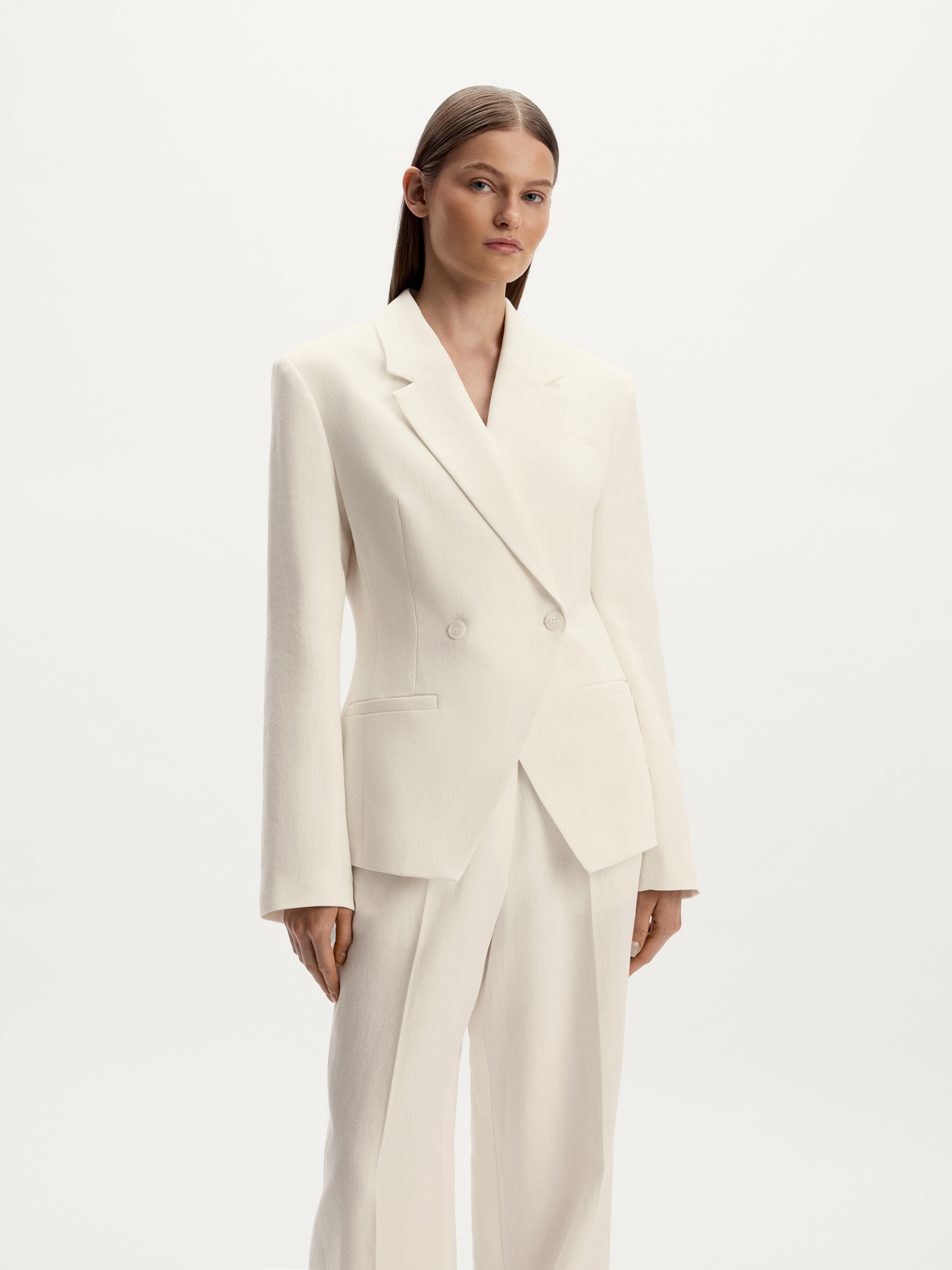 Жакет из костюмного льна 12 STOREEZ 27000₽