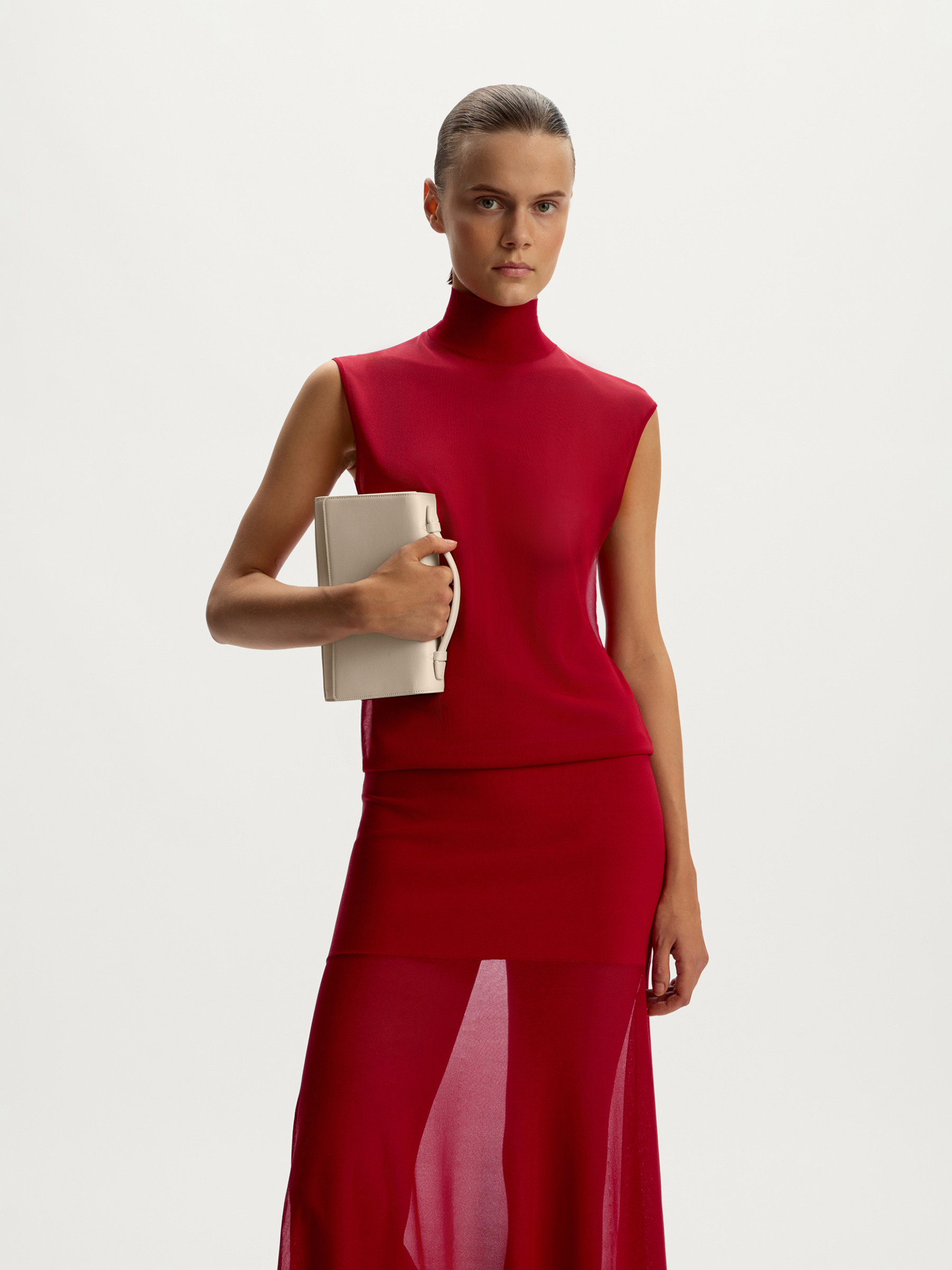 Платье с высоким воротником 12 STOREEZ 19000₽