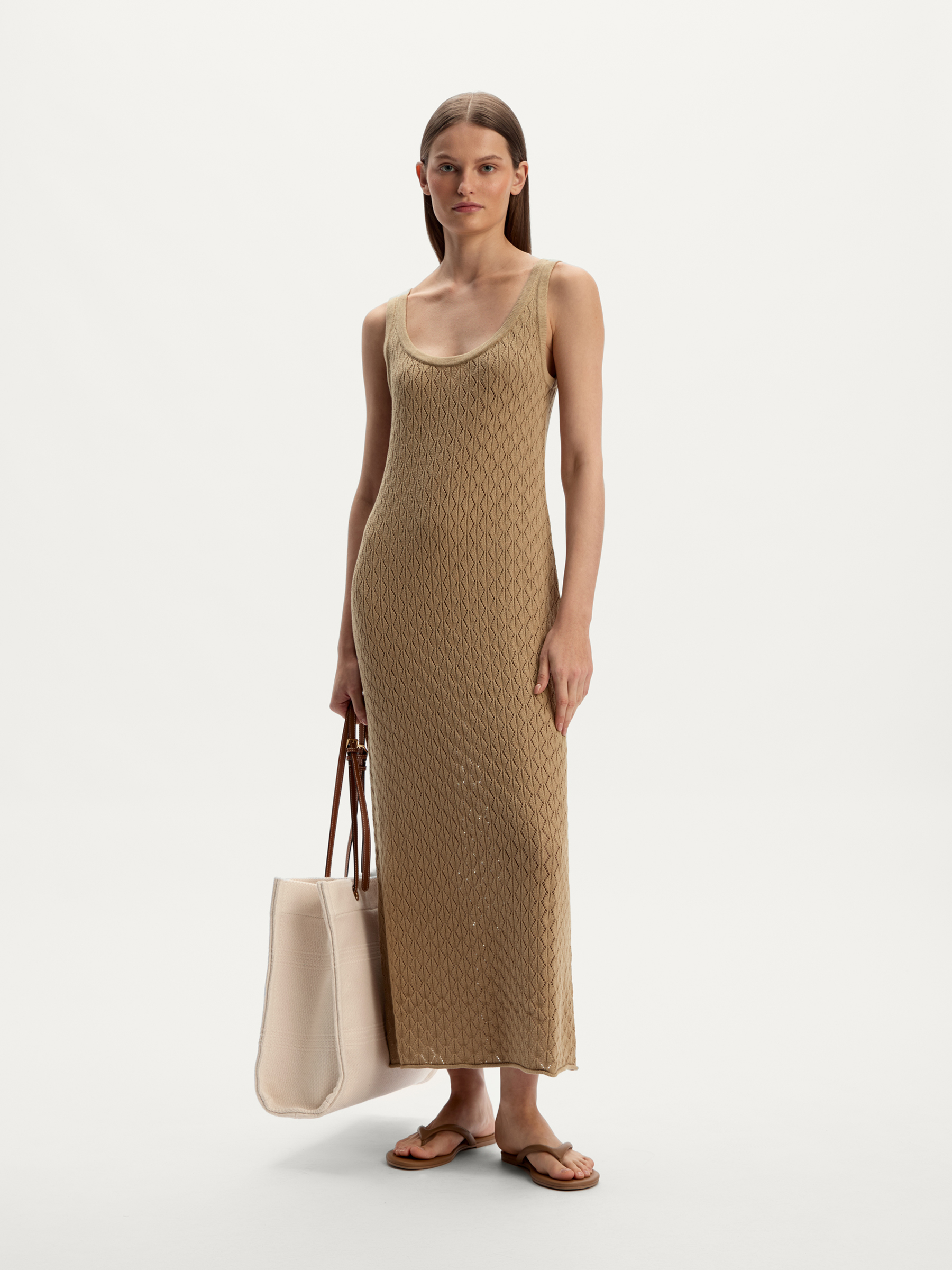 Платье из ажурного трикотажа 12 STOREEZ 17000₽