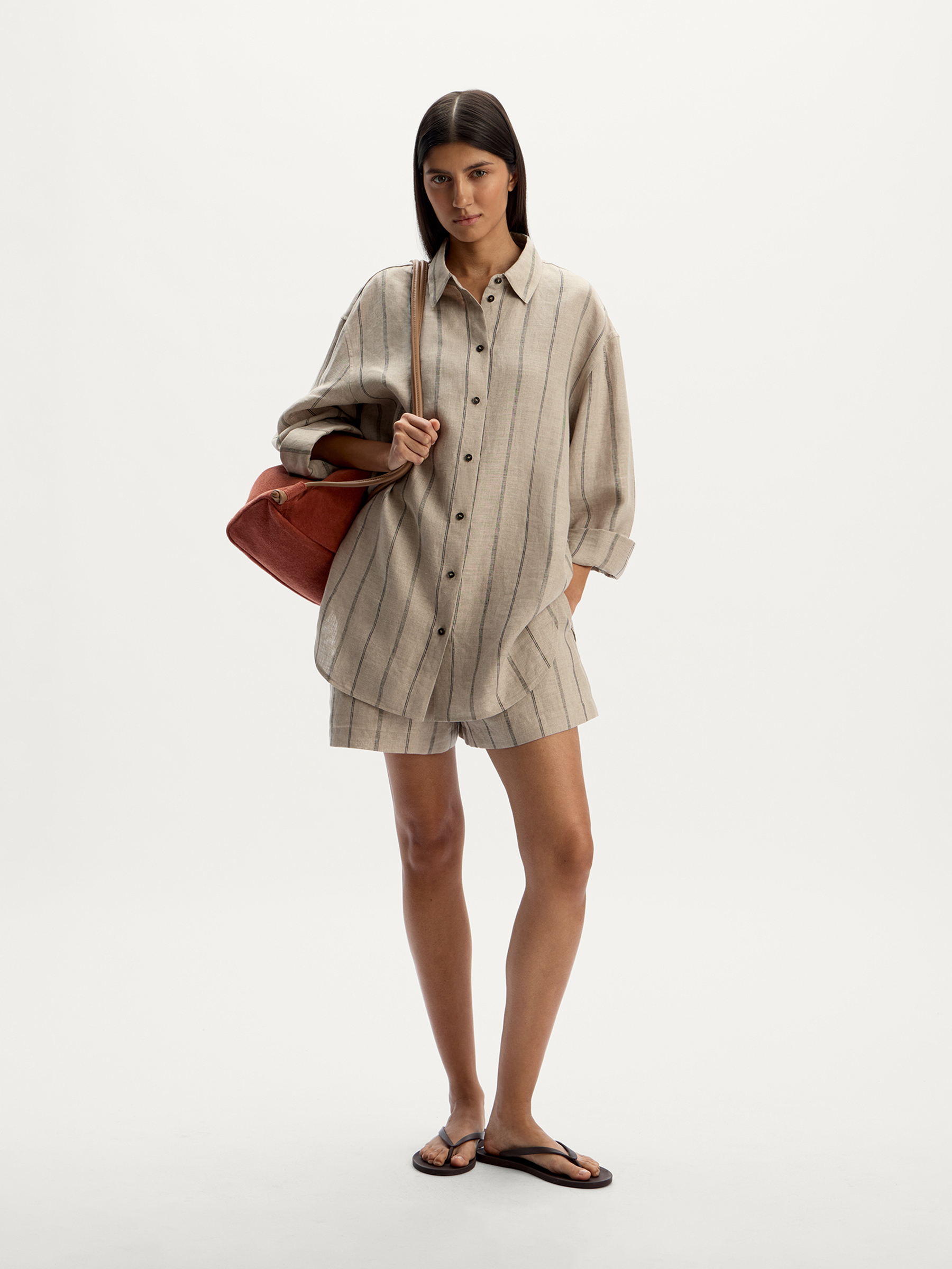 Рубашка из тонкого льна 12 STOREEZ