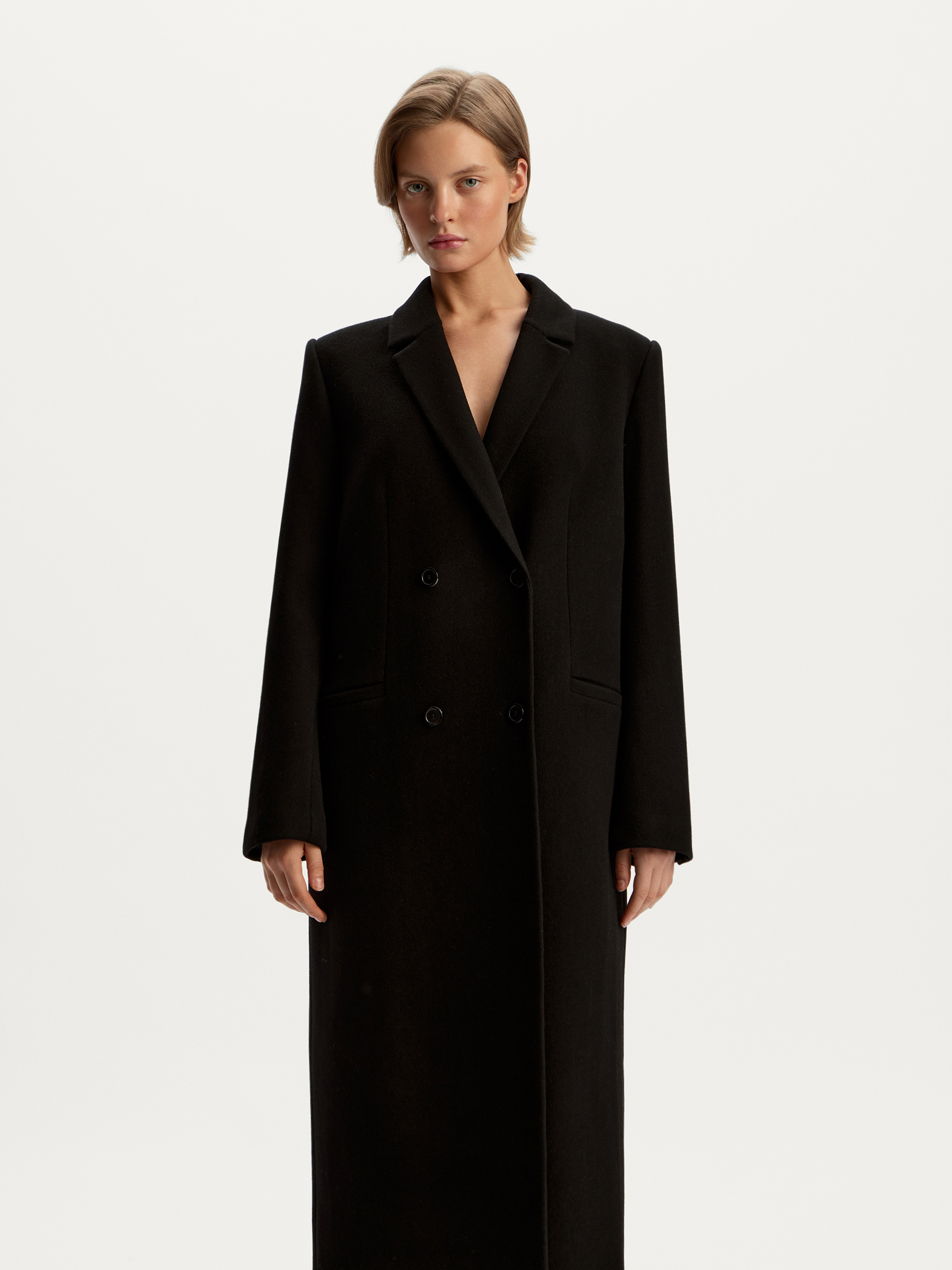 Пальто из шерсти и кашемира 12 STOREEZ