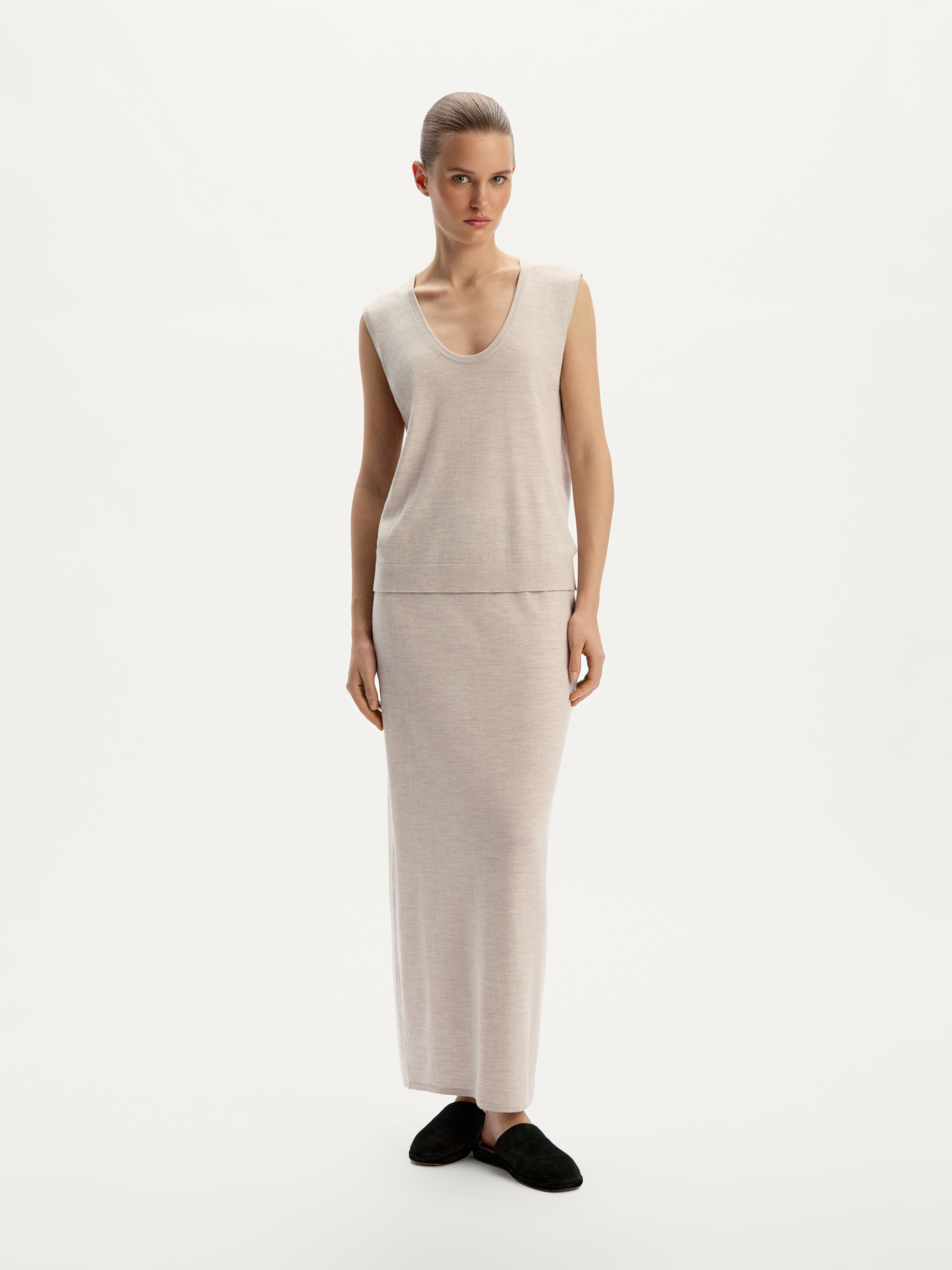 Юбка из тонкой шерсти мериноса 12 STOREEZ