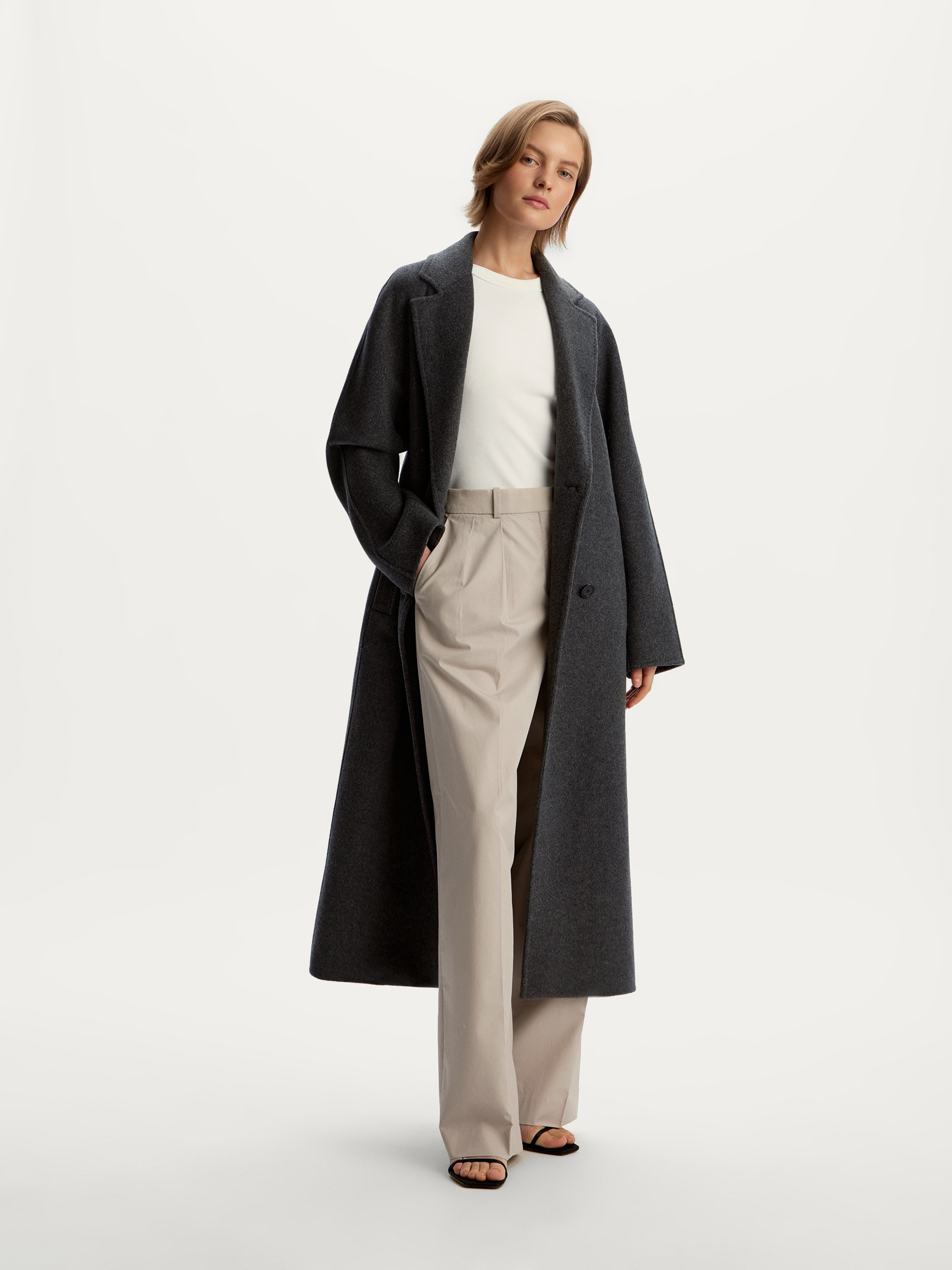 Пальто Volume из шерсти и кашемира 12 STOREEZ