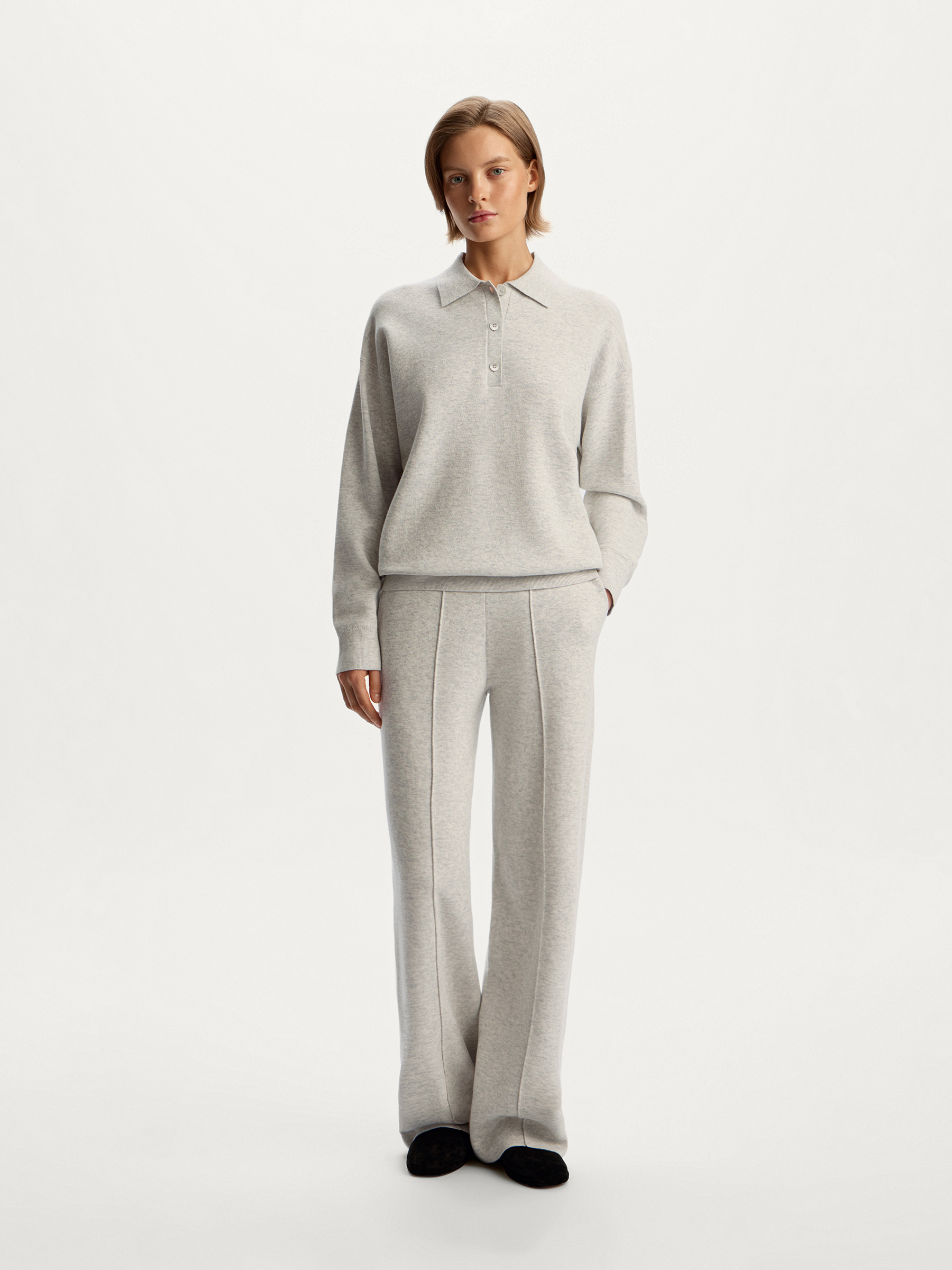 Брюки из шерсти и хлопка 12 STOREEZ 17000₽