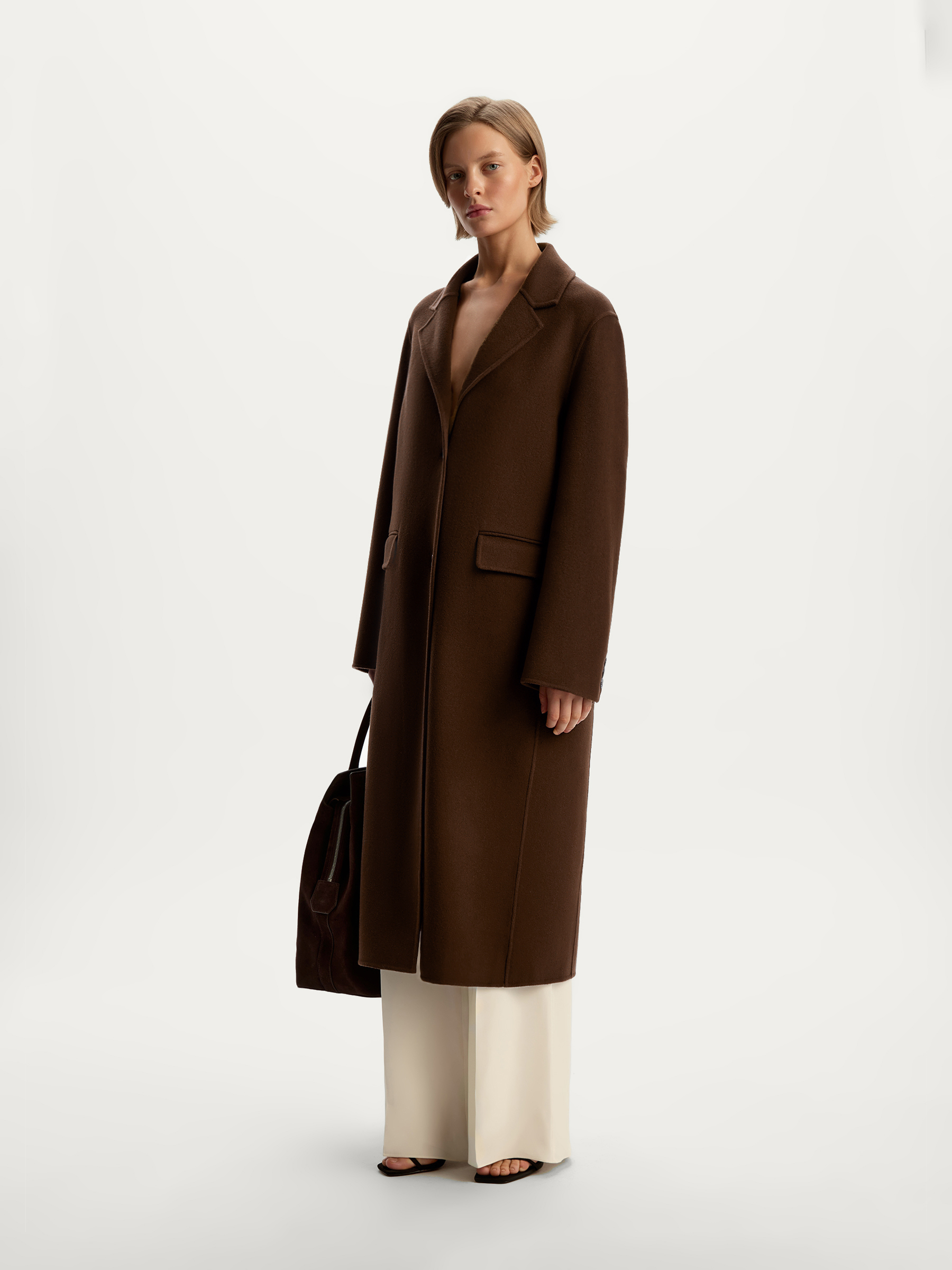 Пальто из шерсти мериноса 12 STOREEZ