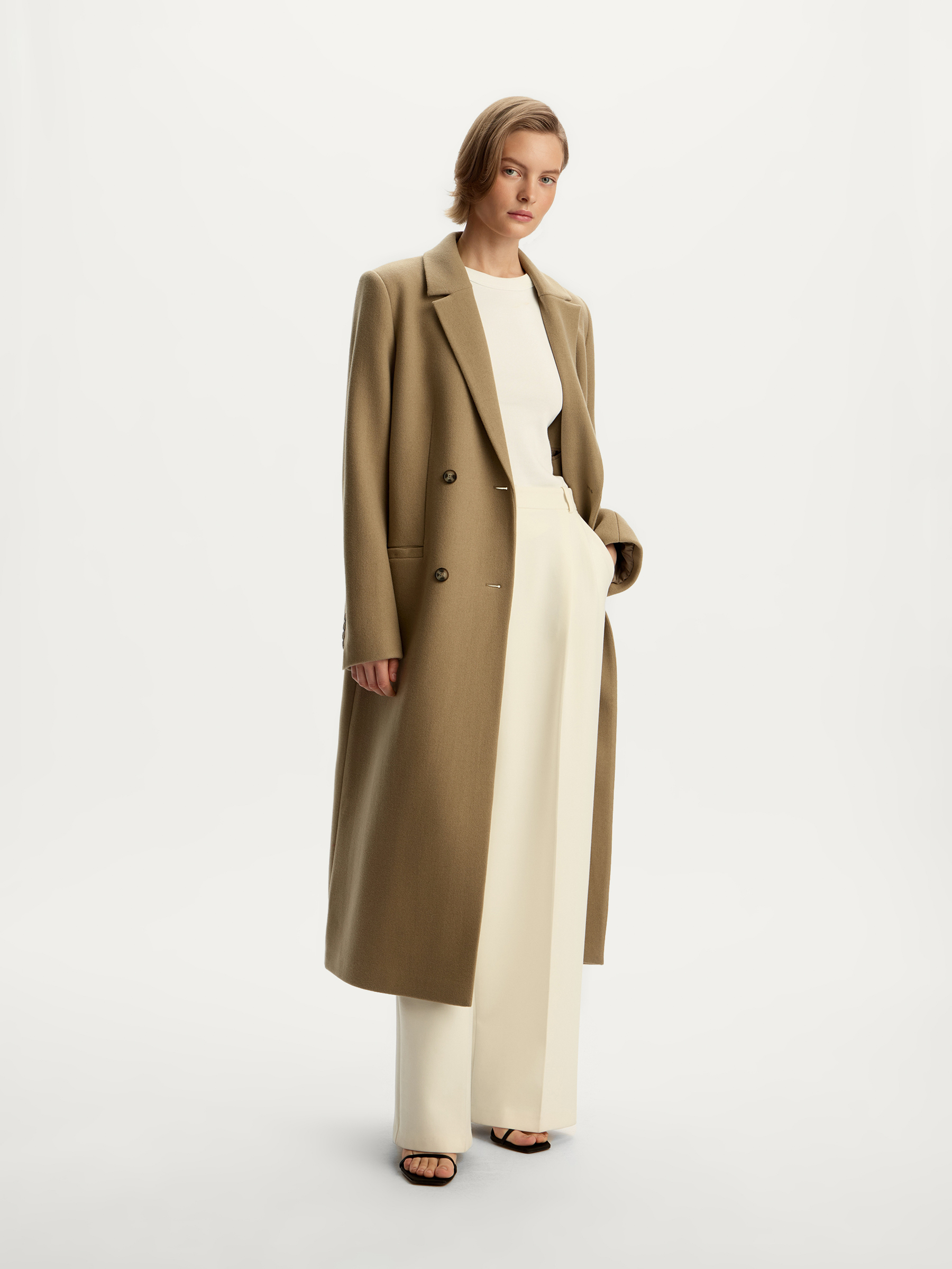 Пальто из шерсти и кашемира 12 STOREEZ