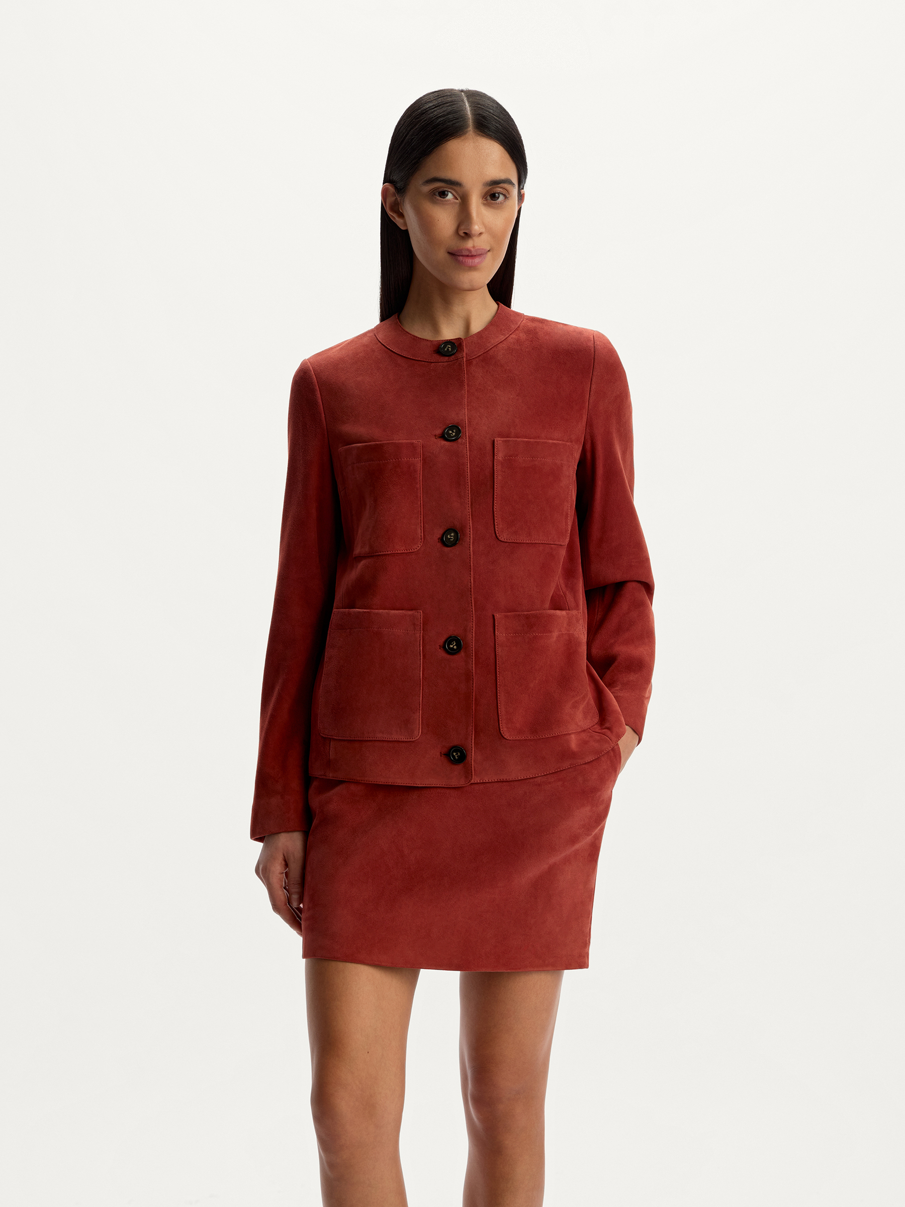 Жакет из замши 12 STOREEZ 120000₽