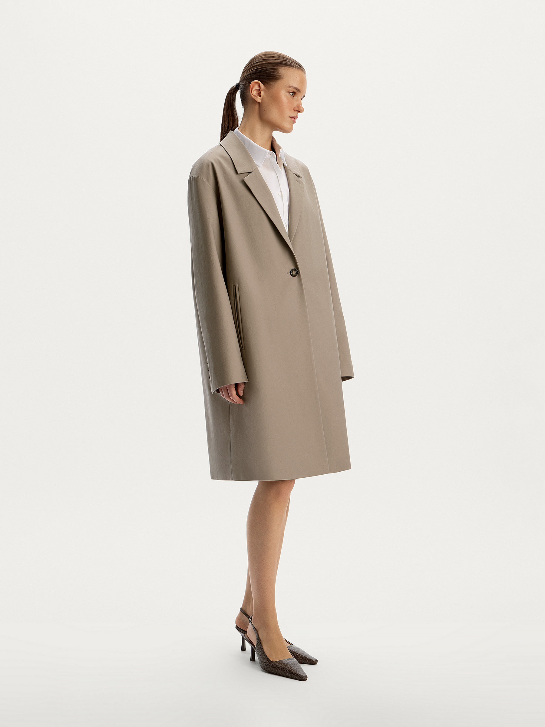 Плащ из хлопка 12 STOREEZ