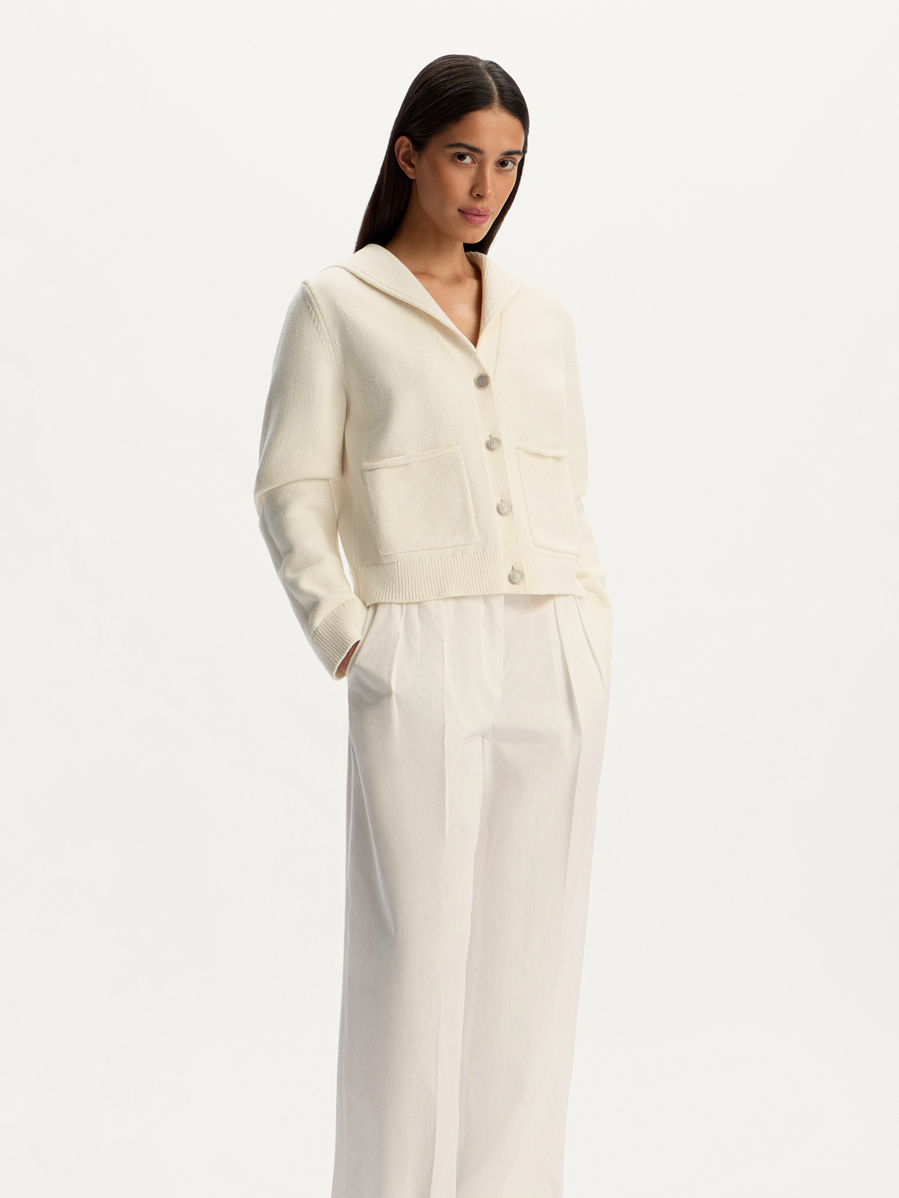 Кардиган с широким воротником 12 STOREEZ 19000₽