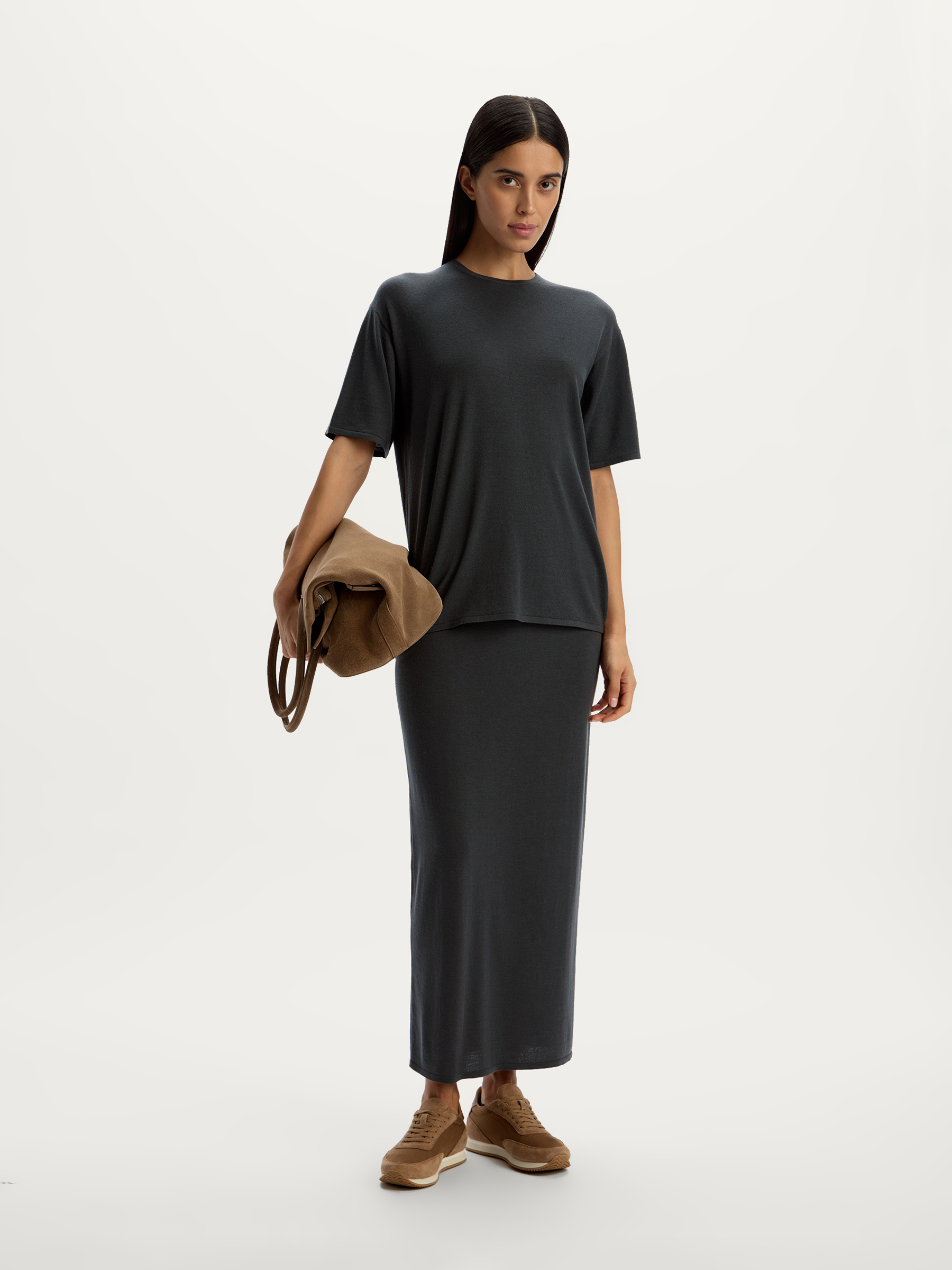 Юбка из тонкой шерсти мериноса 12 STOREEZ