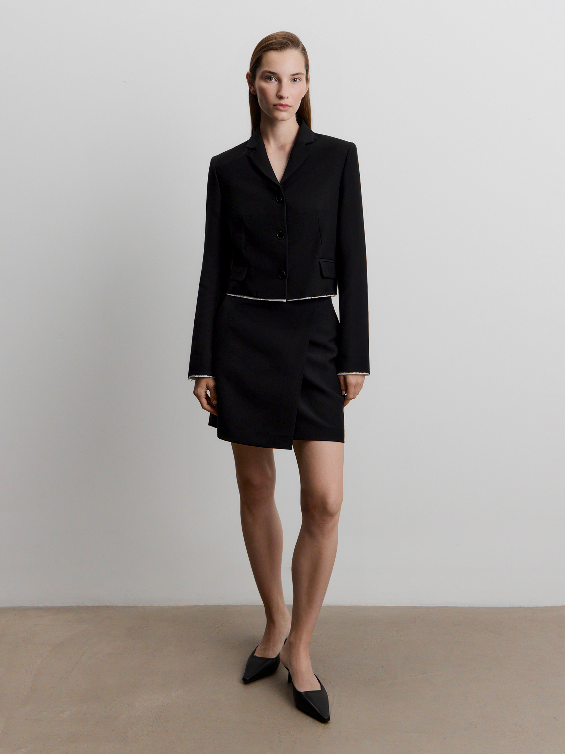 Юбка из шерсти и шелка 12 STOREEZ