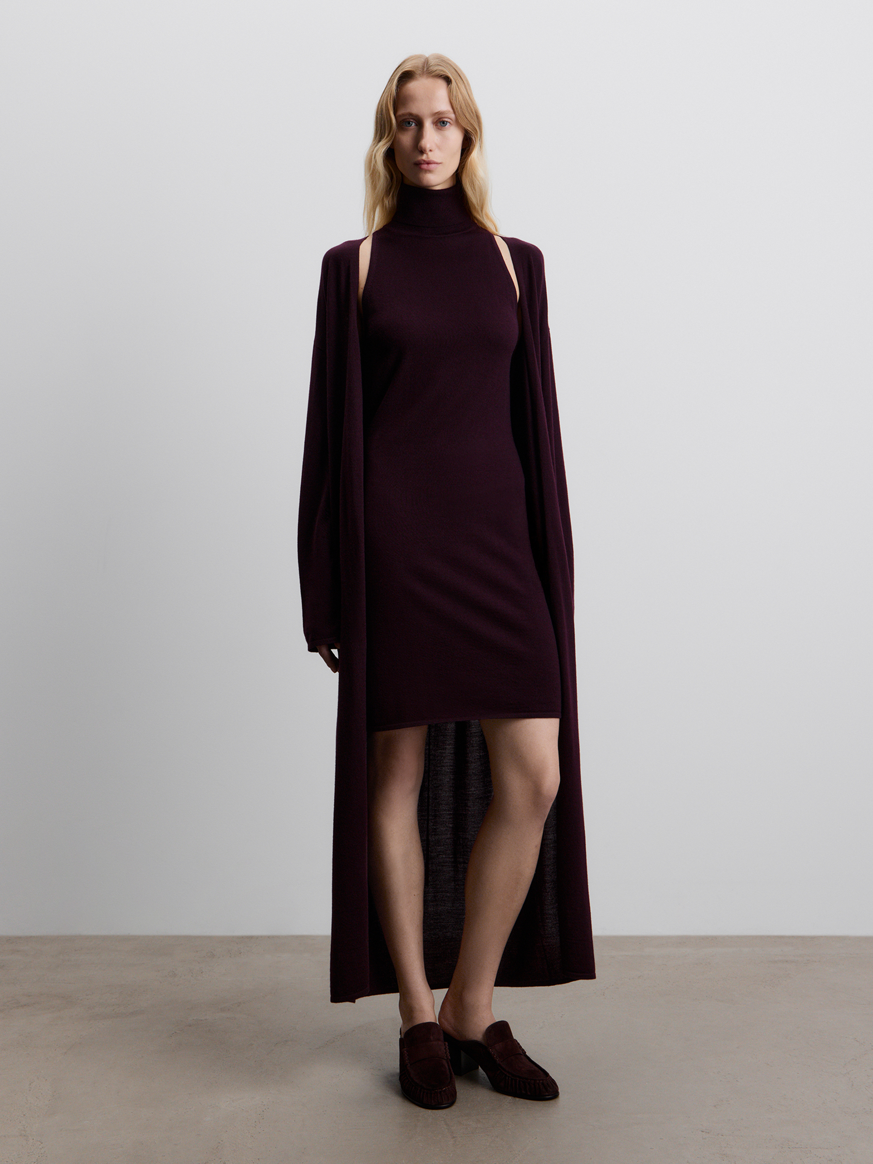 Кардиган из шерсти и шелка 12 STOREEZ