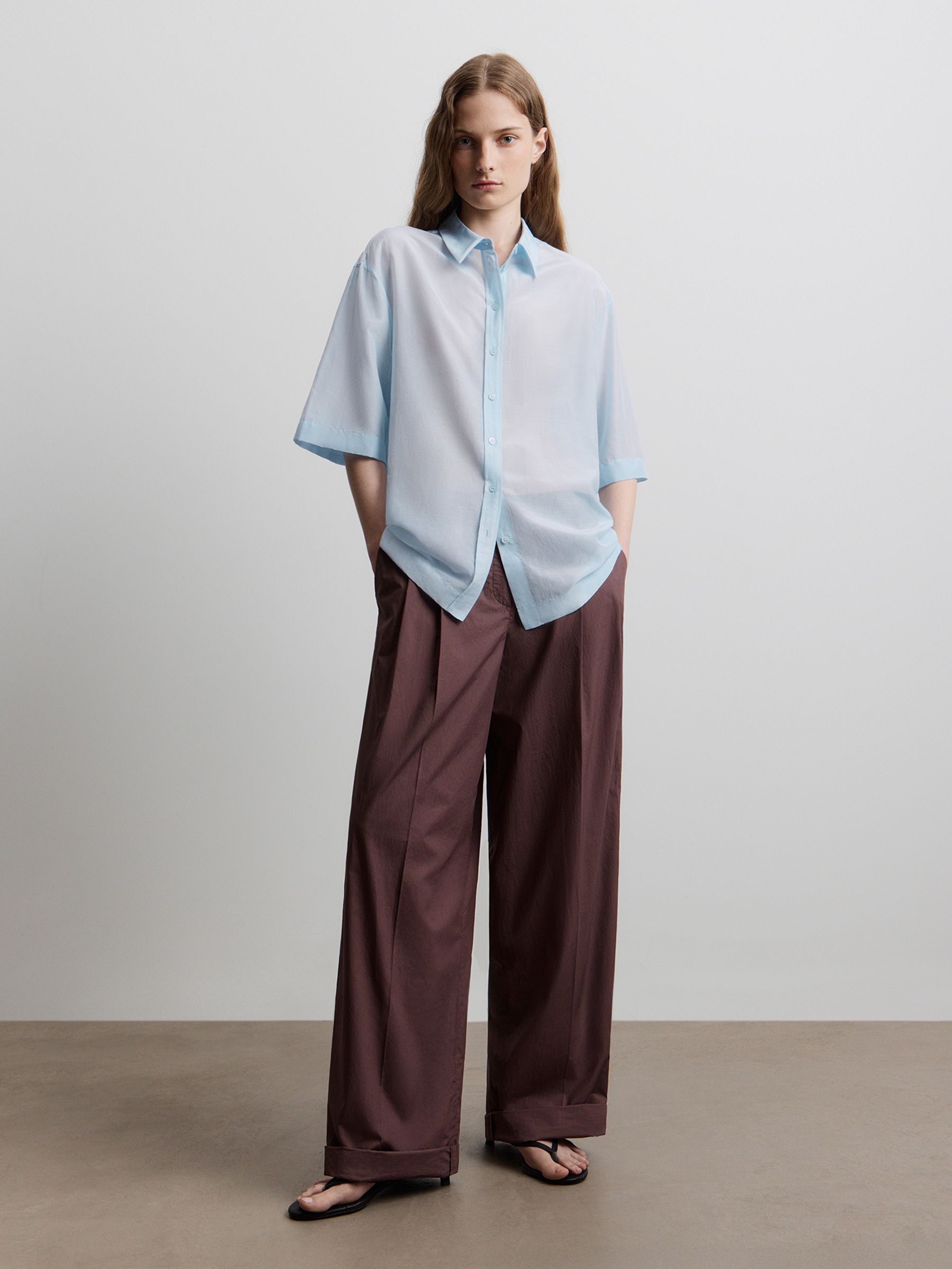 Брюки из хлопка 12 STOREEZ 15000₽