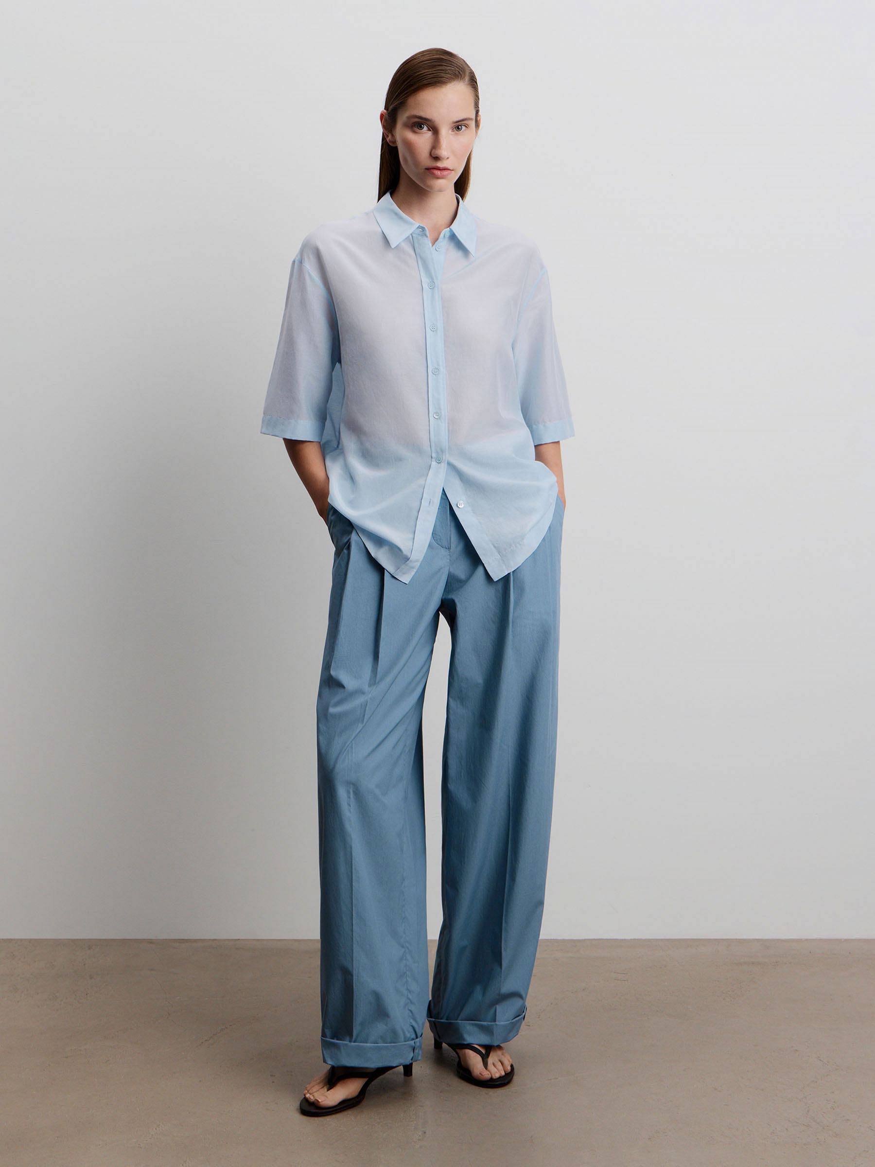 Брюки из хлопка 12 STOREEZ 15000₽