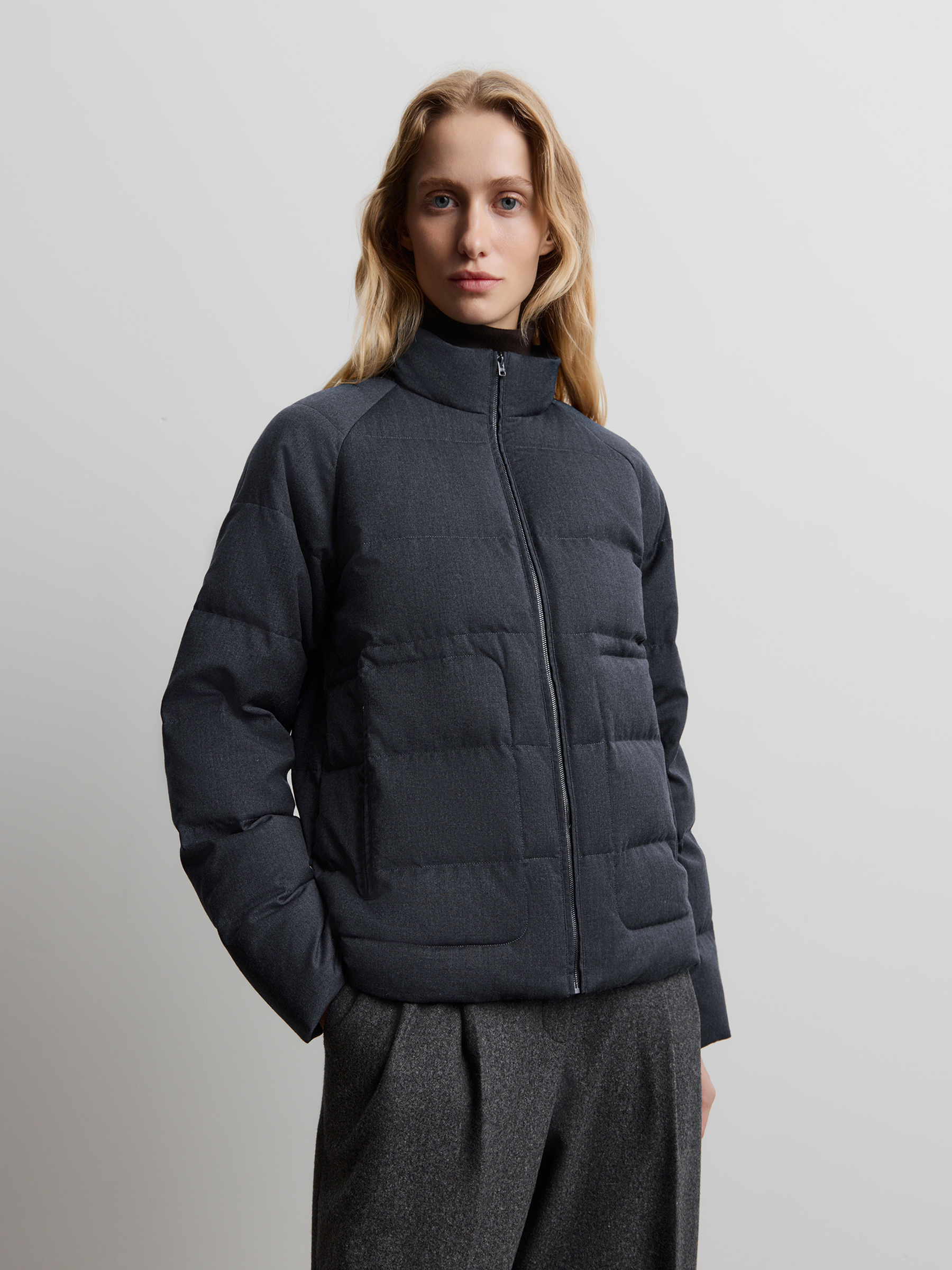 Пуховик Light из шерсти 12 STOREEZ