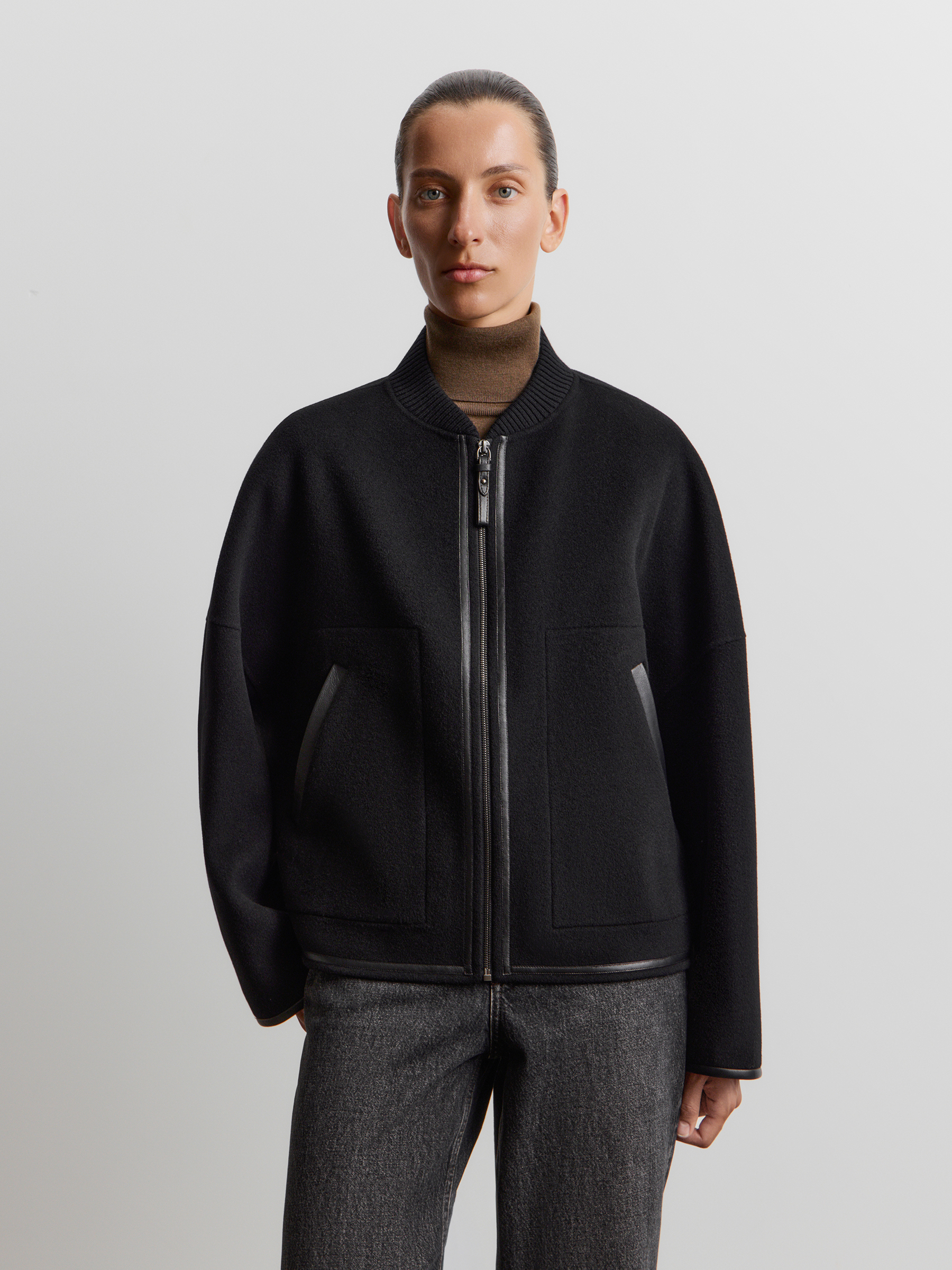 Пальто из шерсти укороченное 12 STOREEZ