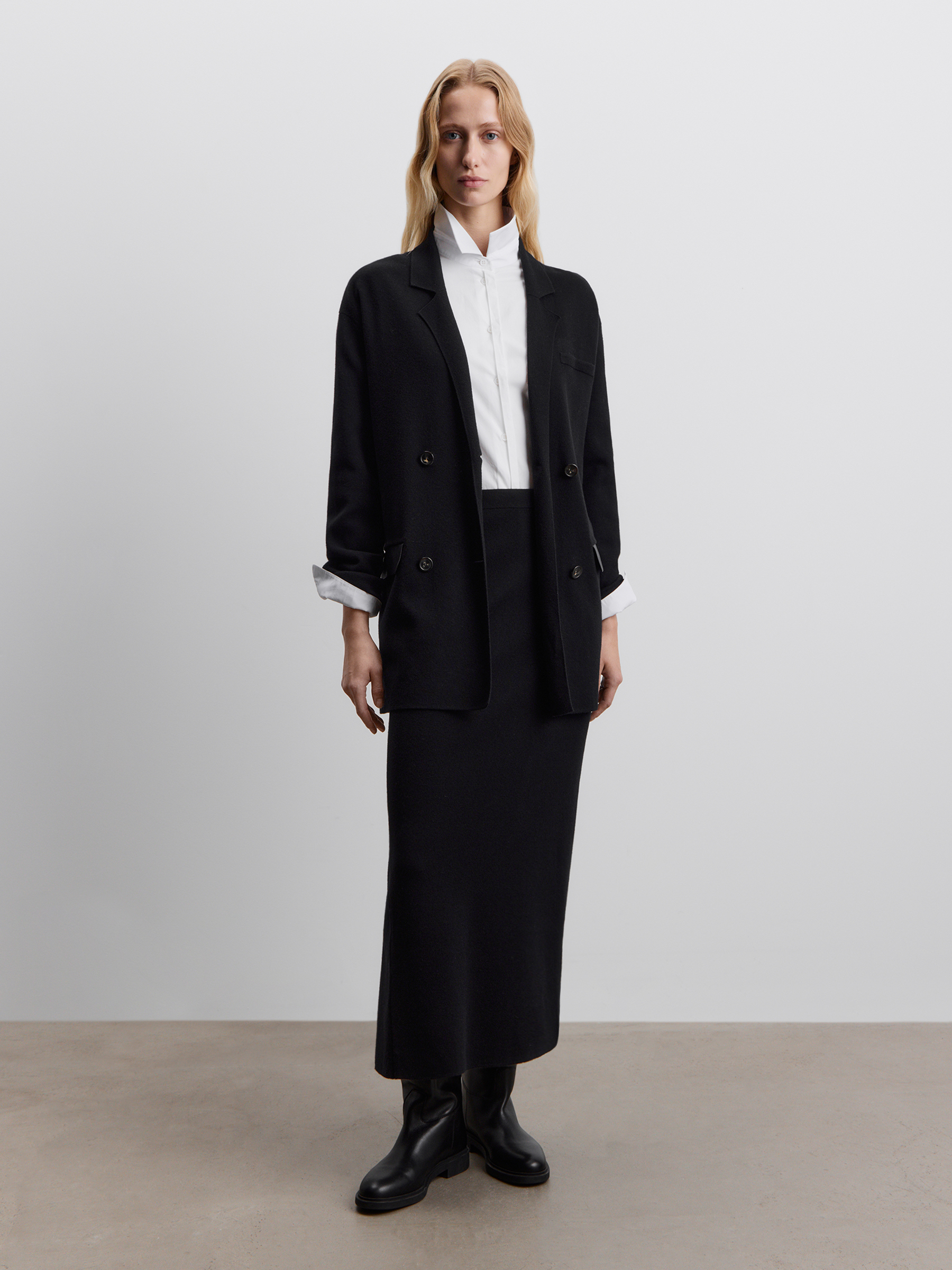 Юбка из шерсти и хлопка 12 STOREEZ