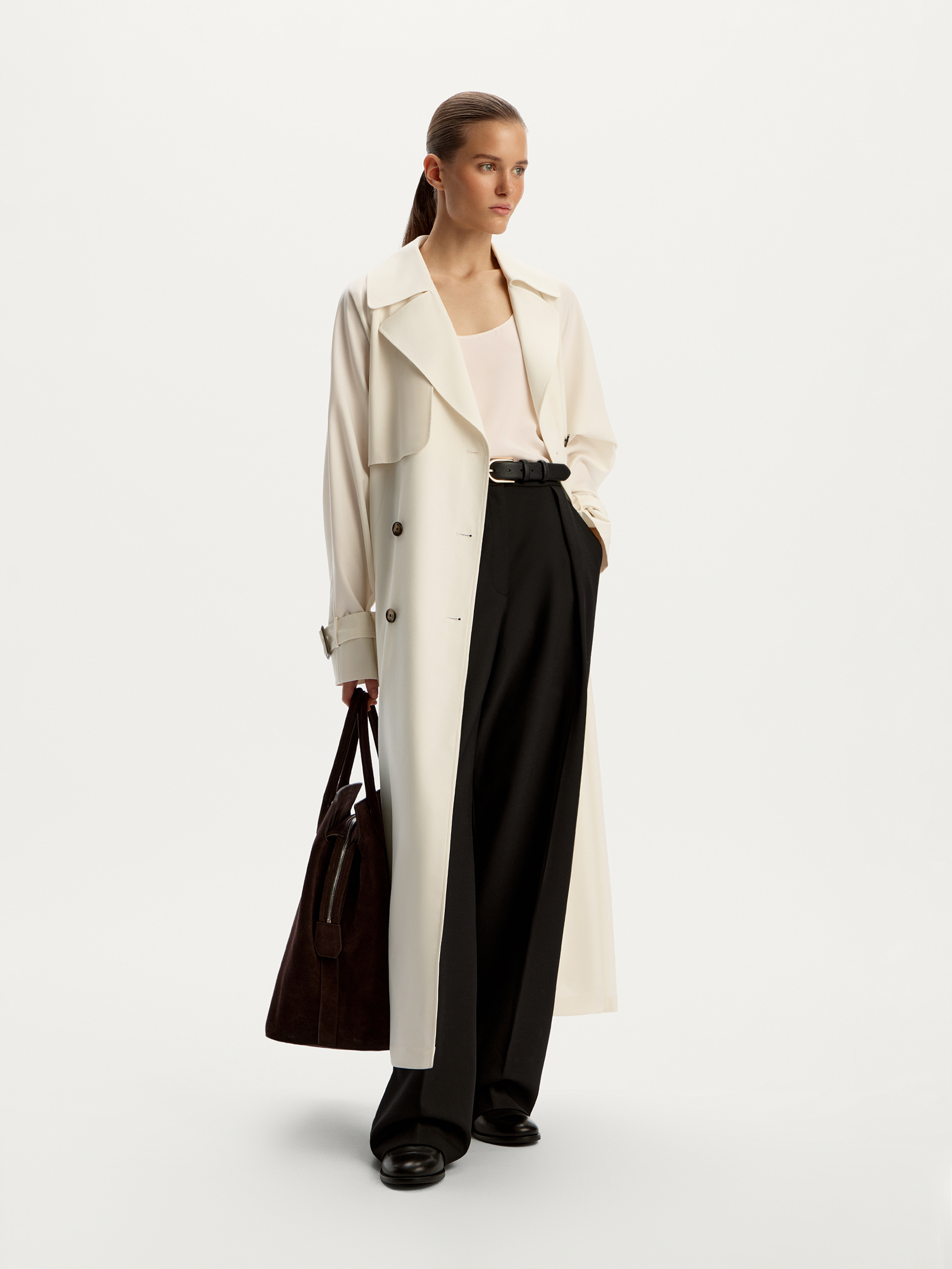 Брюки из костюмной шерсти 12 STOREEZ 28000₽