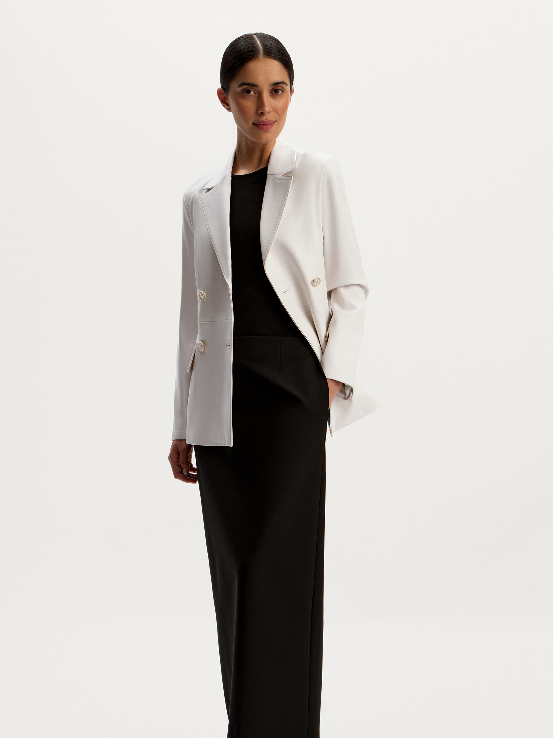 Жакет Porcelain из кожи 12 STOREEZ 120000₽