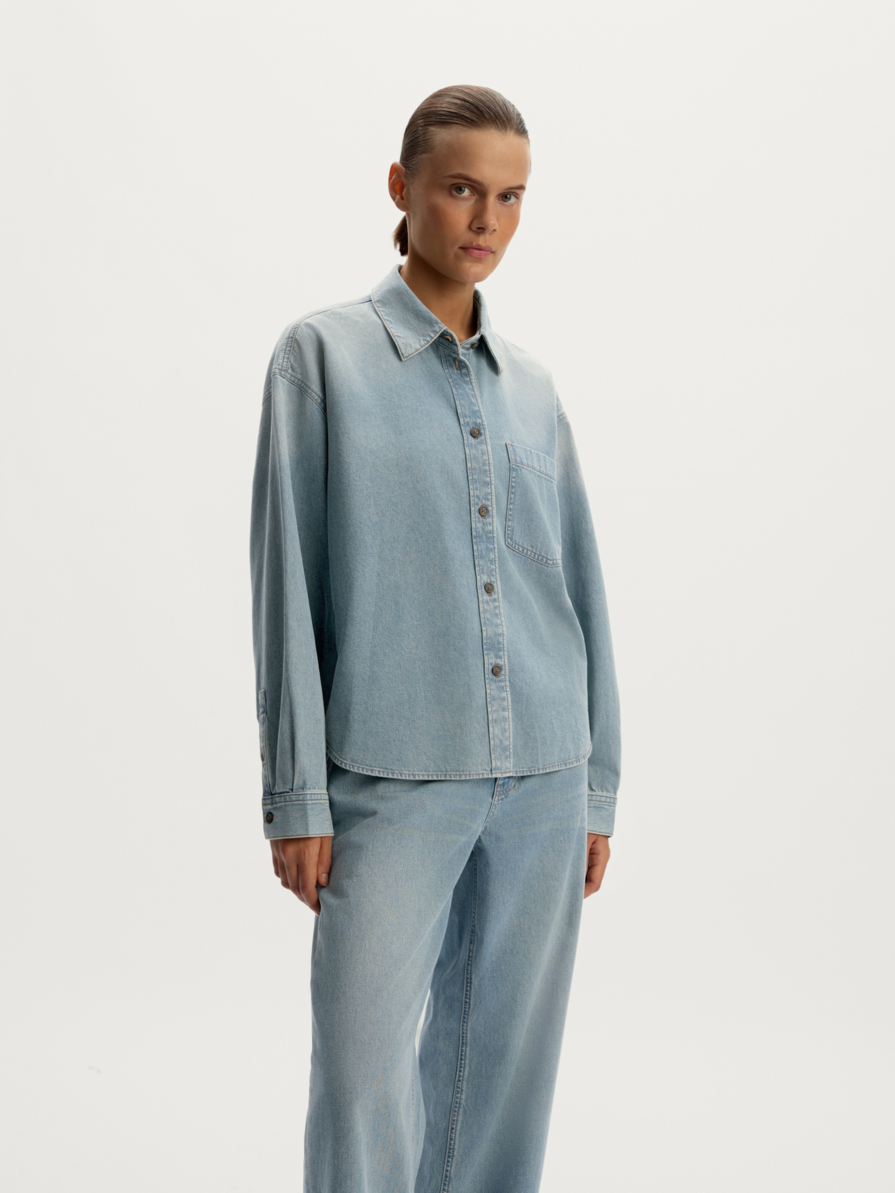Рубашка из денима Light 12 STOREEZ