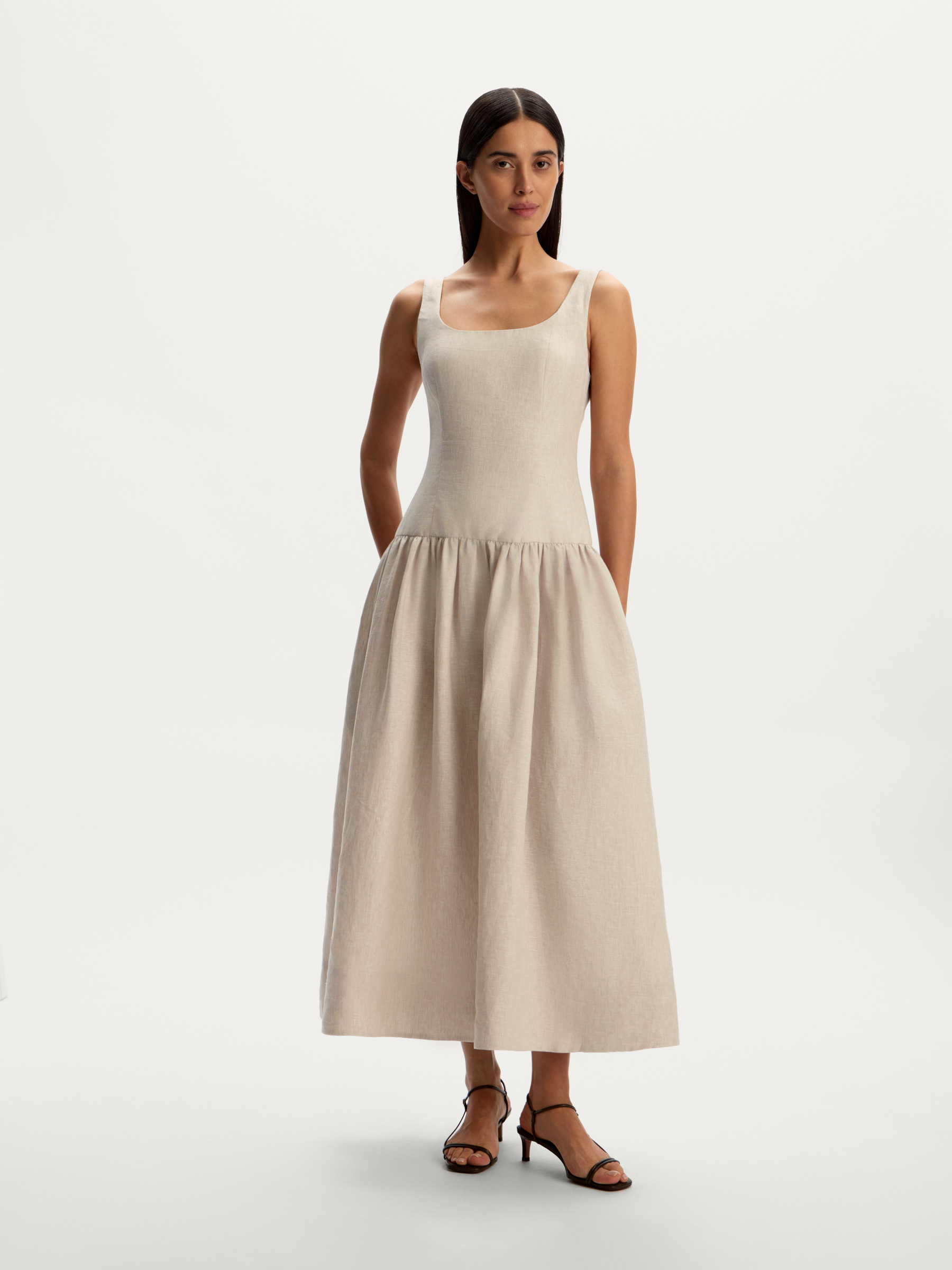 Платье льняное 12 STOREEZ 19000₽