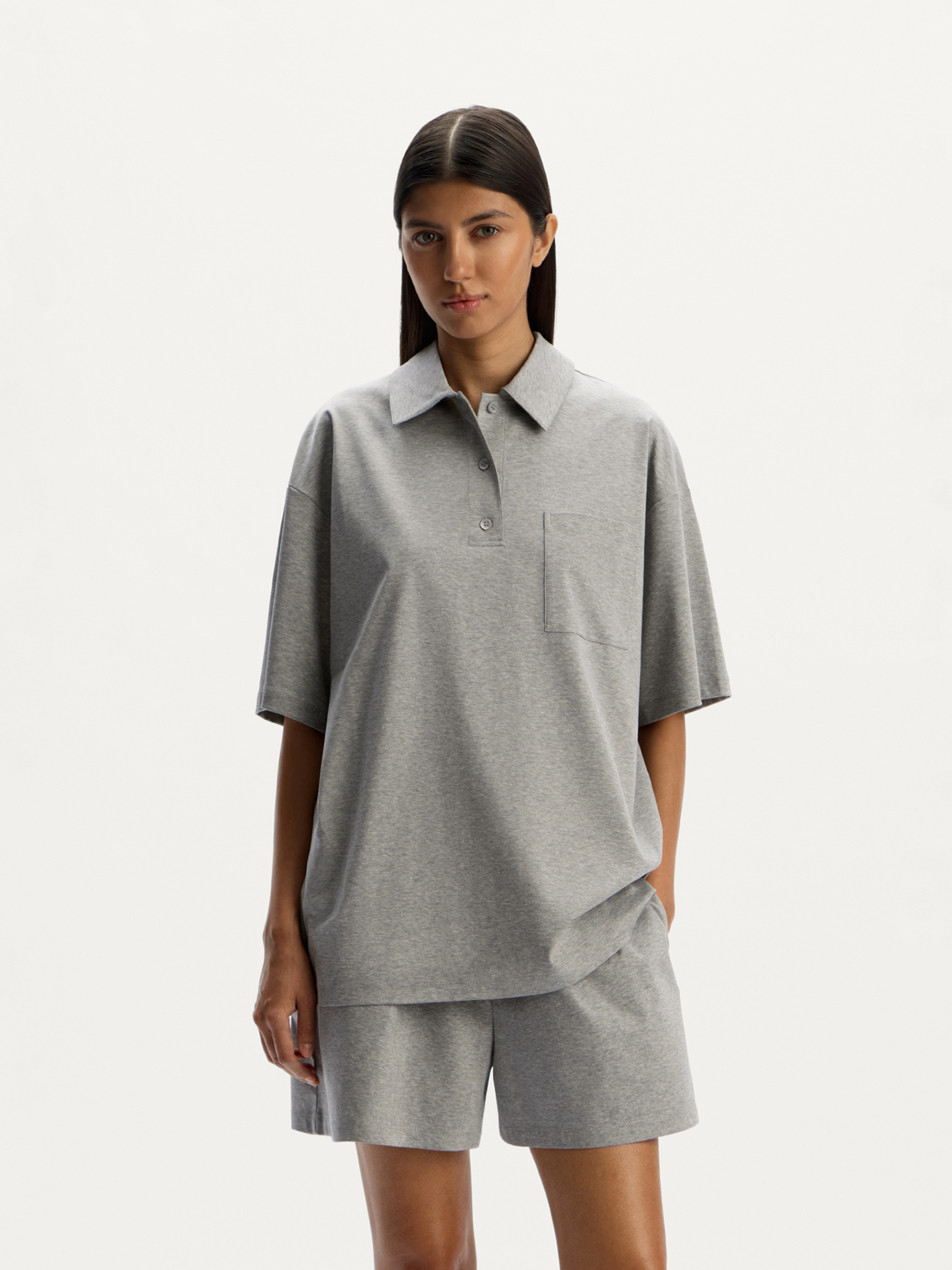 Футболка-поло из хлопка Pima 12 STOREEZ 6800₽