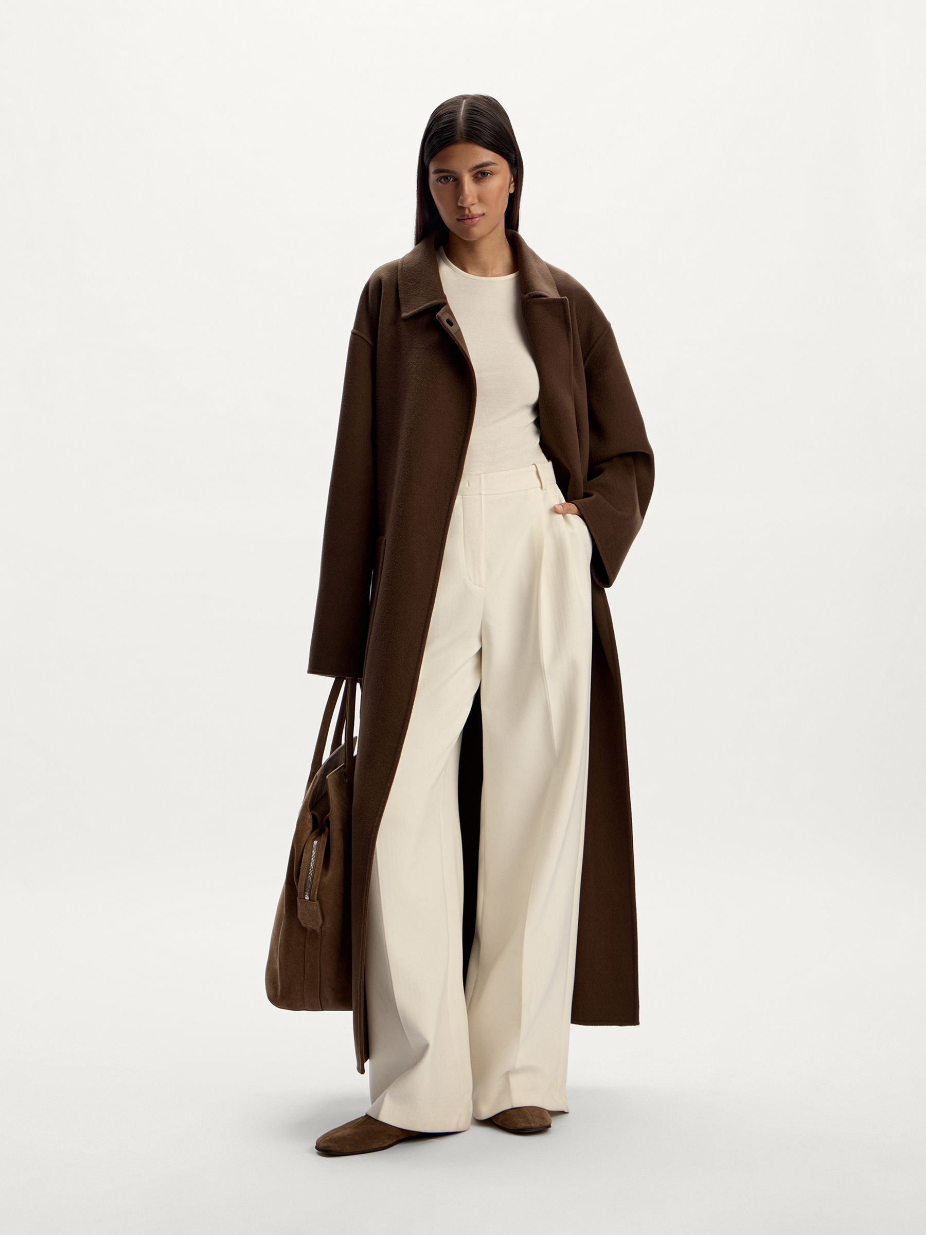 Пальто из шерсти и кашемира 12 STOREEZ