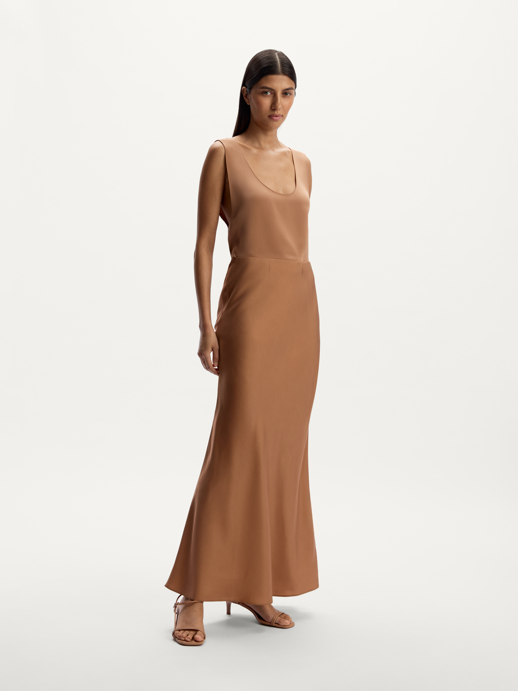 Юбка из матового шелка 12 STOREEZ