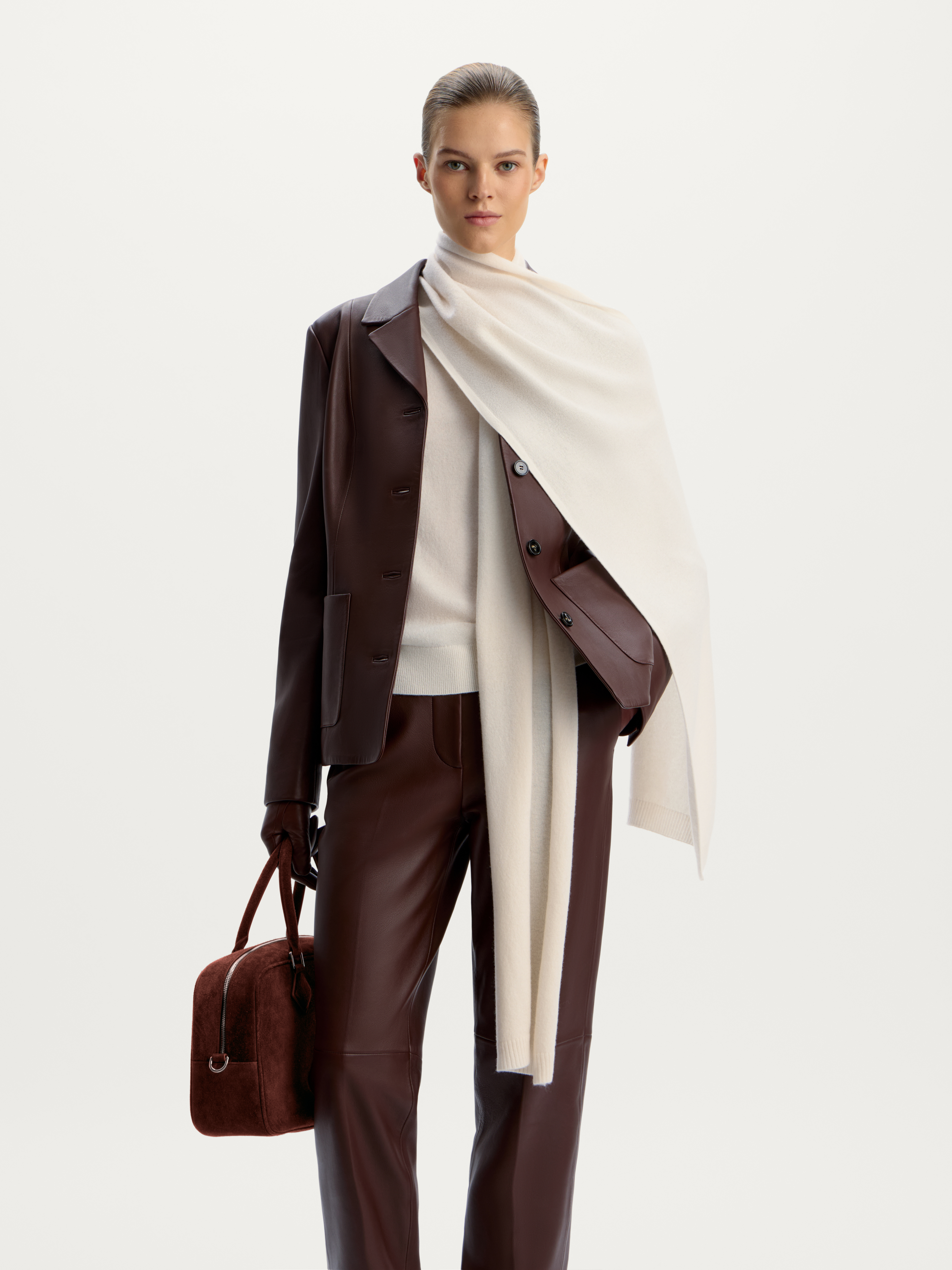 Жакет из кожи 12 STOREEZ 120000₽