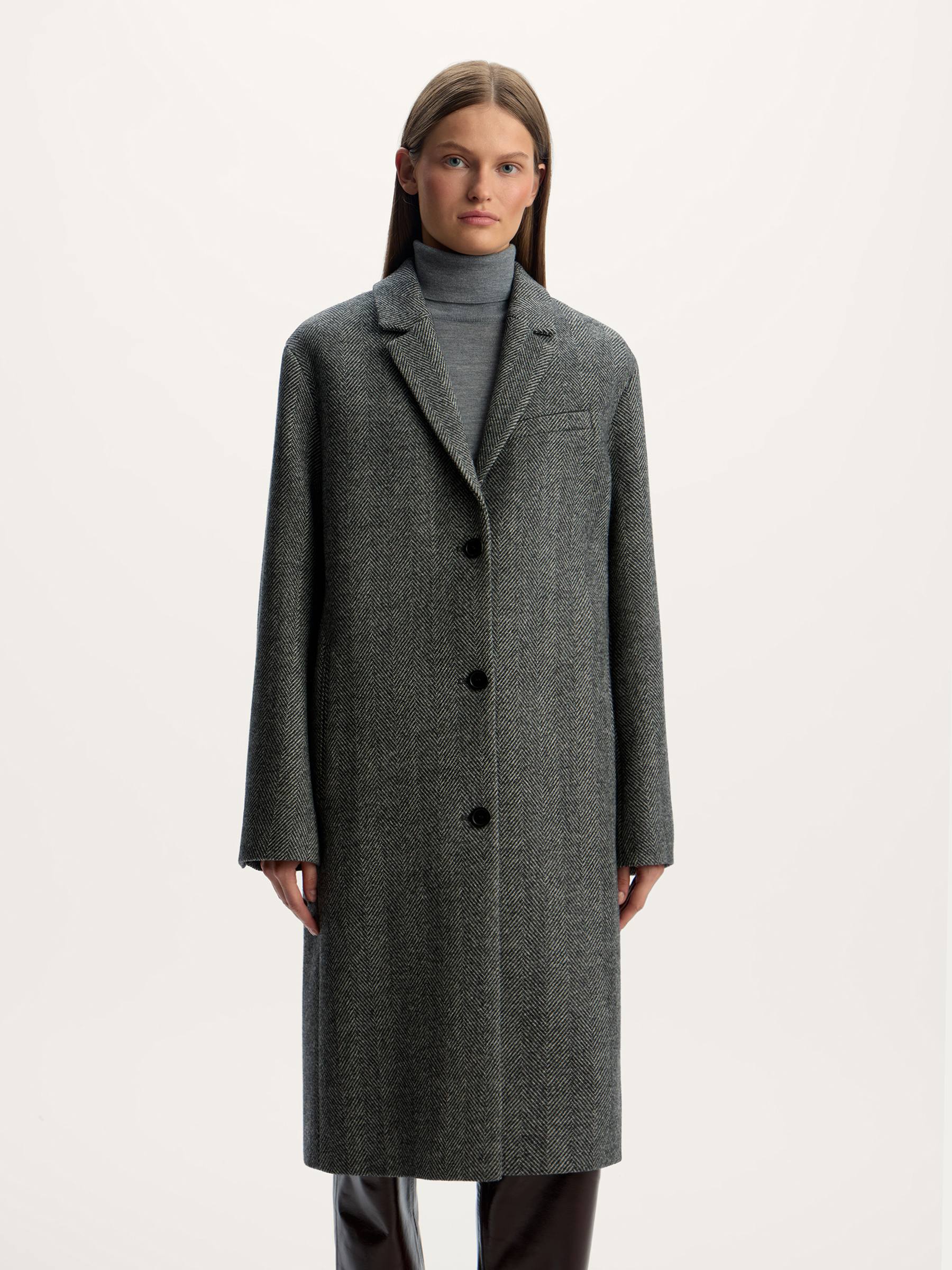 Пальто из шерсти 12 STOREEZ