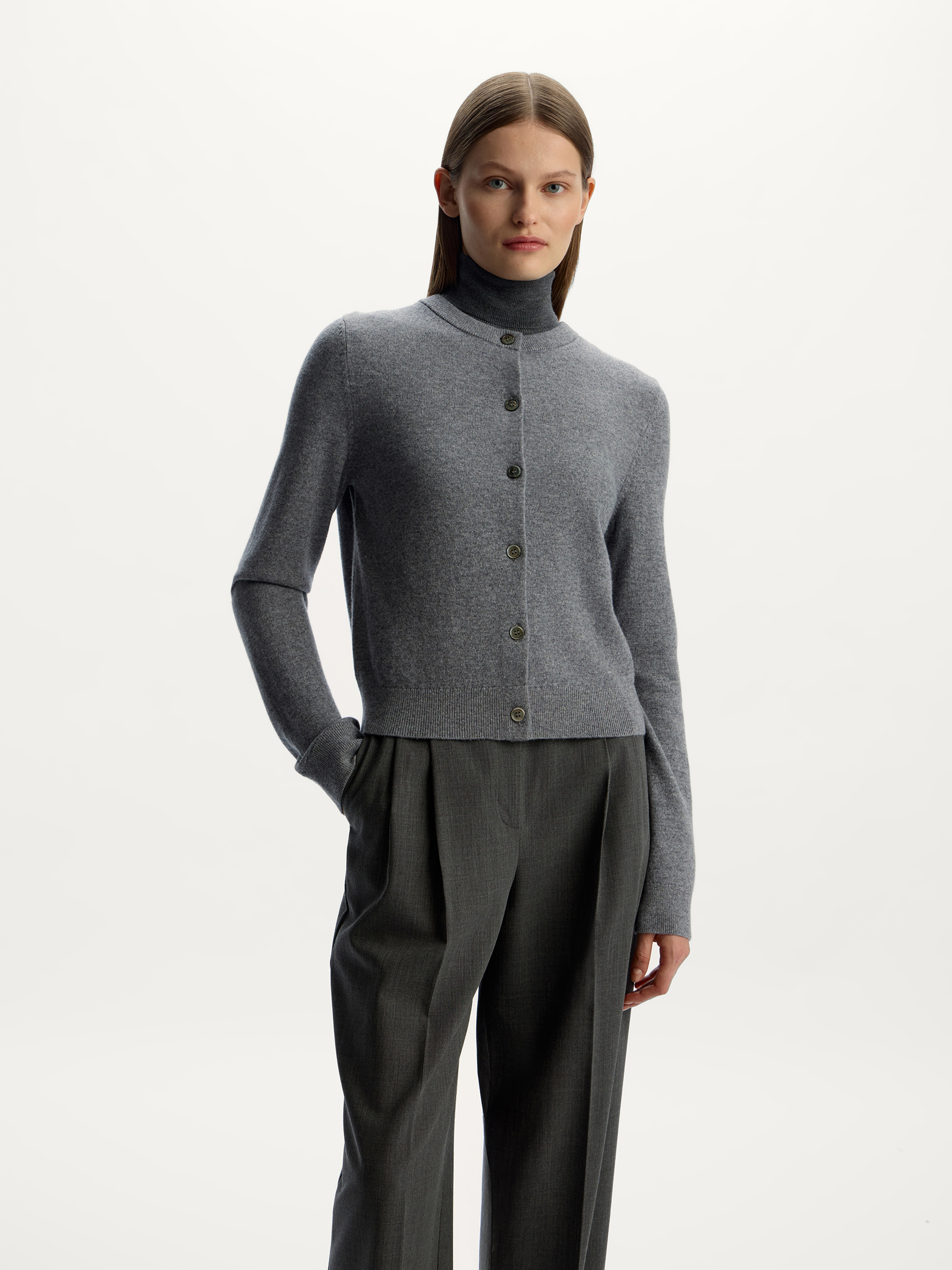 Кардиган из шерсти и кашемира 12 STOREEZ 18000₽