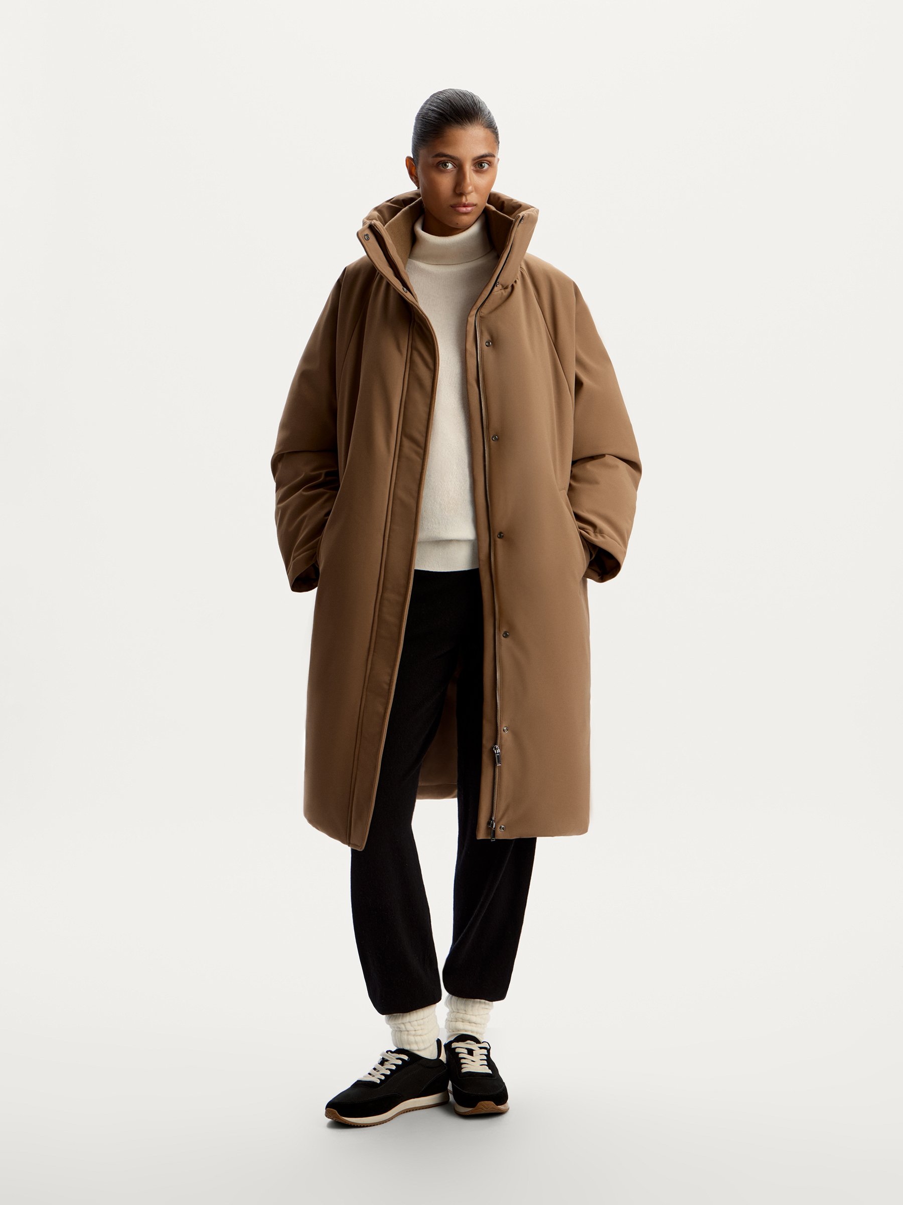 Пуховик объемный удлиненный 12 STOREEZ