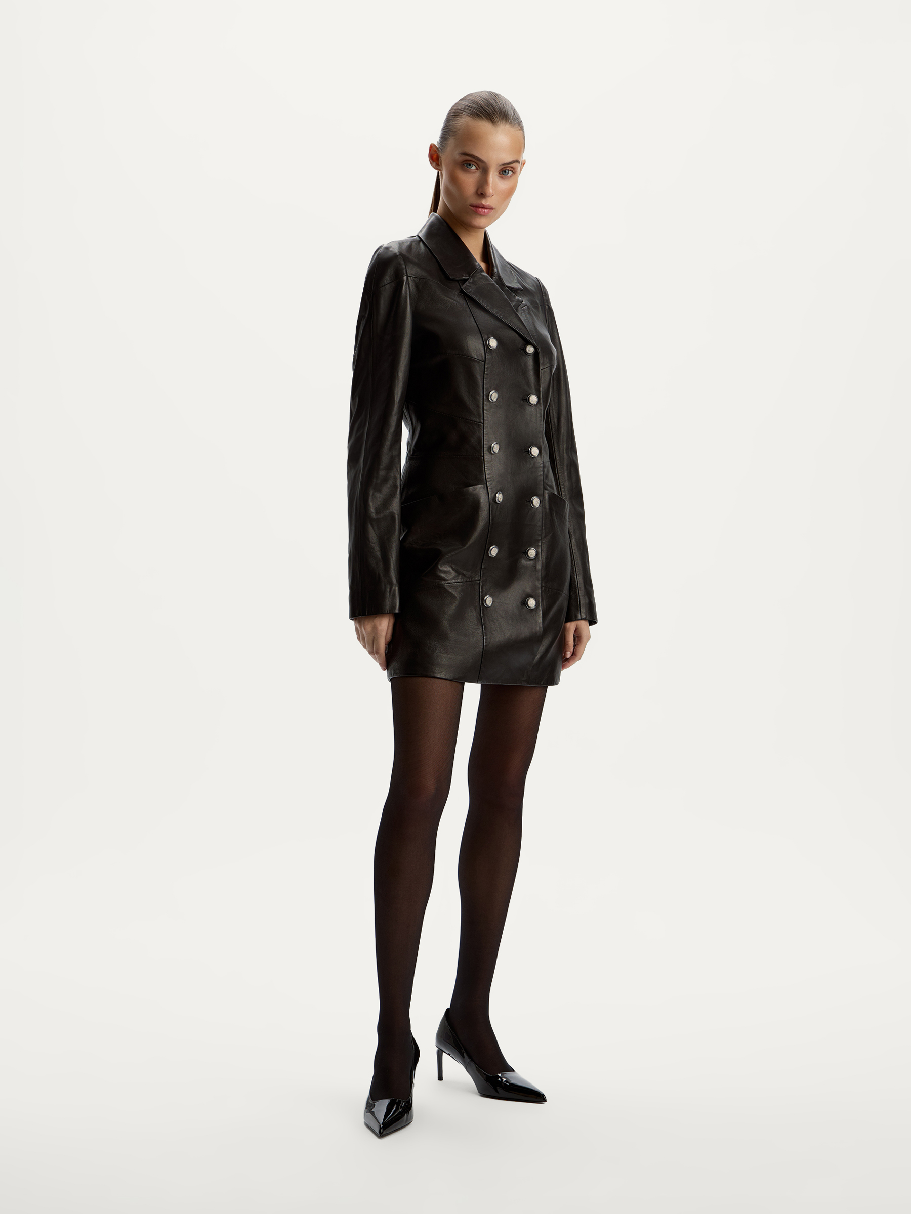 Платье из кожи 12 STOREEZ 110000₽