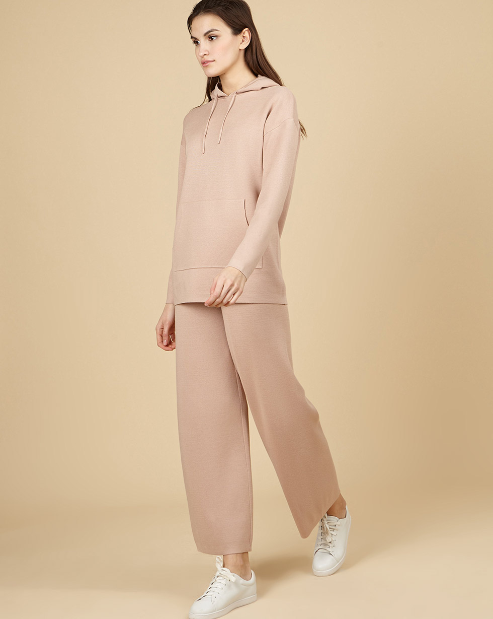 

Костюм: худи и брюки, Бежевый