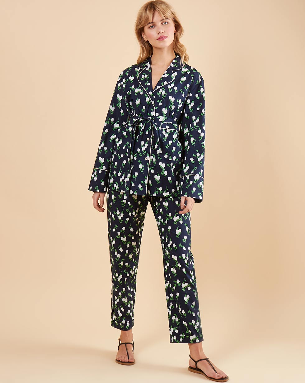 

Комплект: Рубашка с брюками, Темно-синий