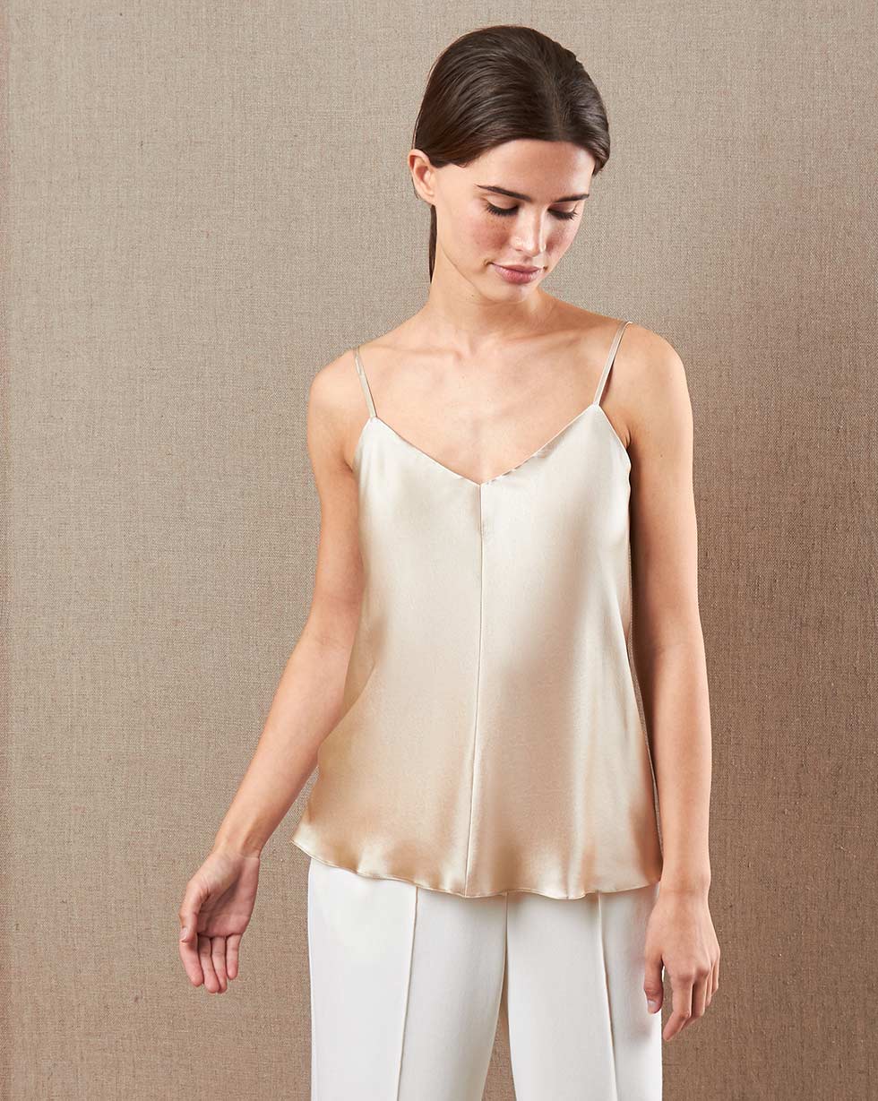 

Топ приталенный, Бежевый