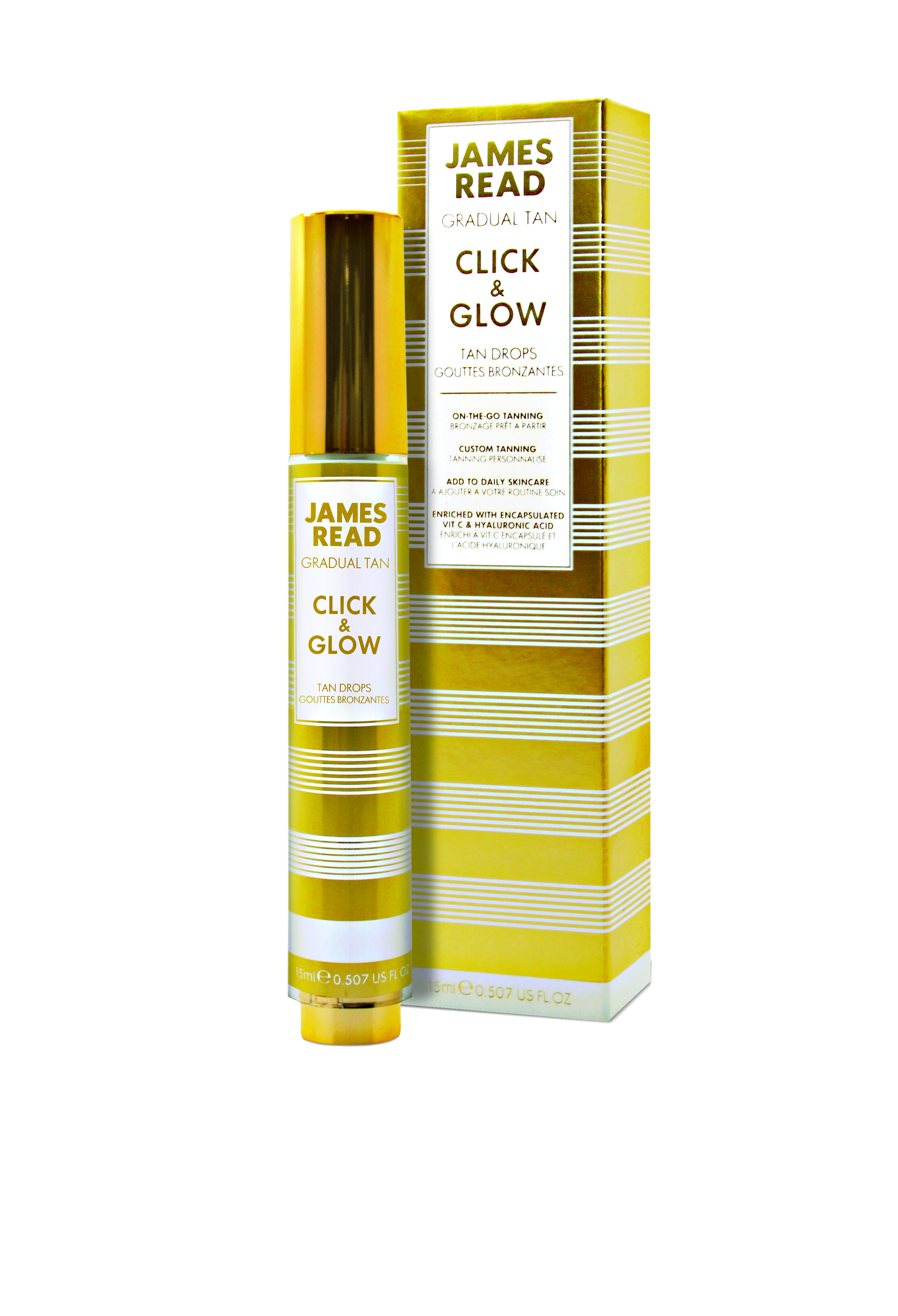 

JAMES READ Гель-кликер освежающее сияние CLICK & GLOW, Шоколадный
