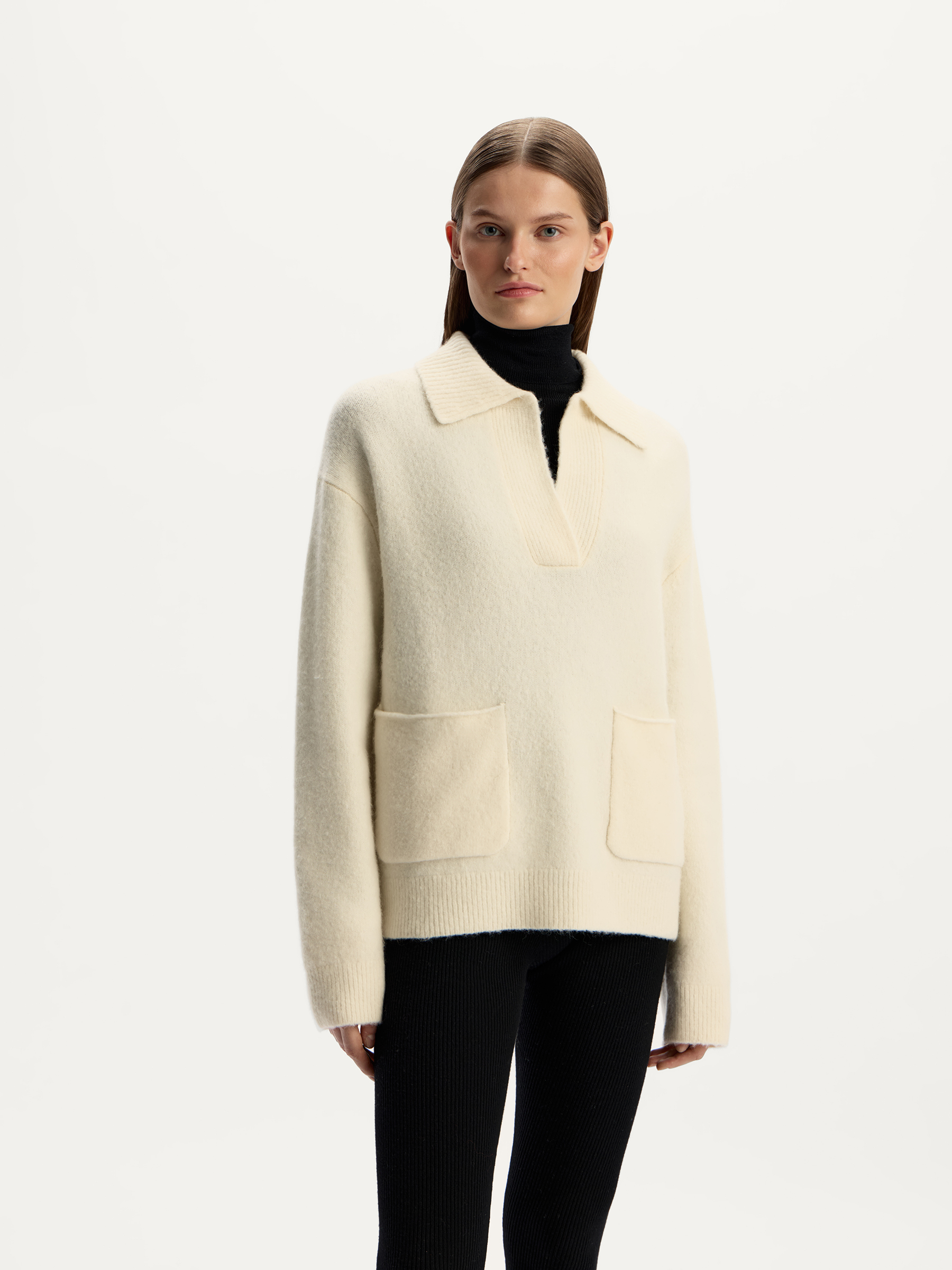 Джемпер с отложным воротником 12 STOREEZ 29000₽