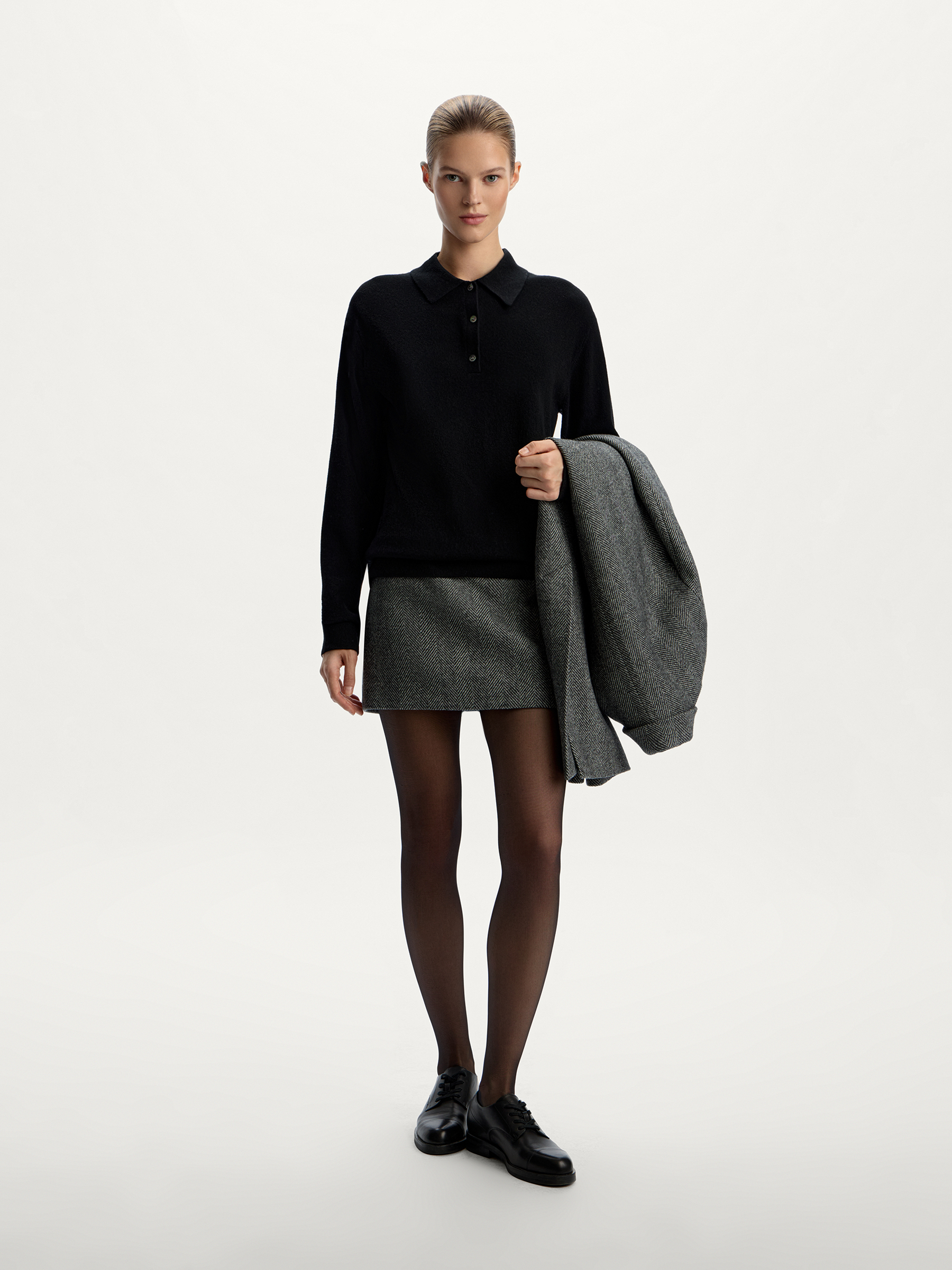 Юбка мини из шерсти 12 STOREEZ